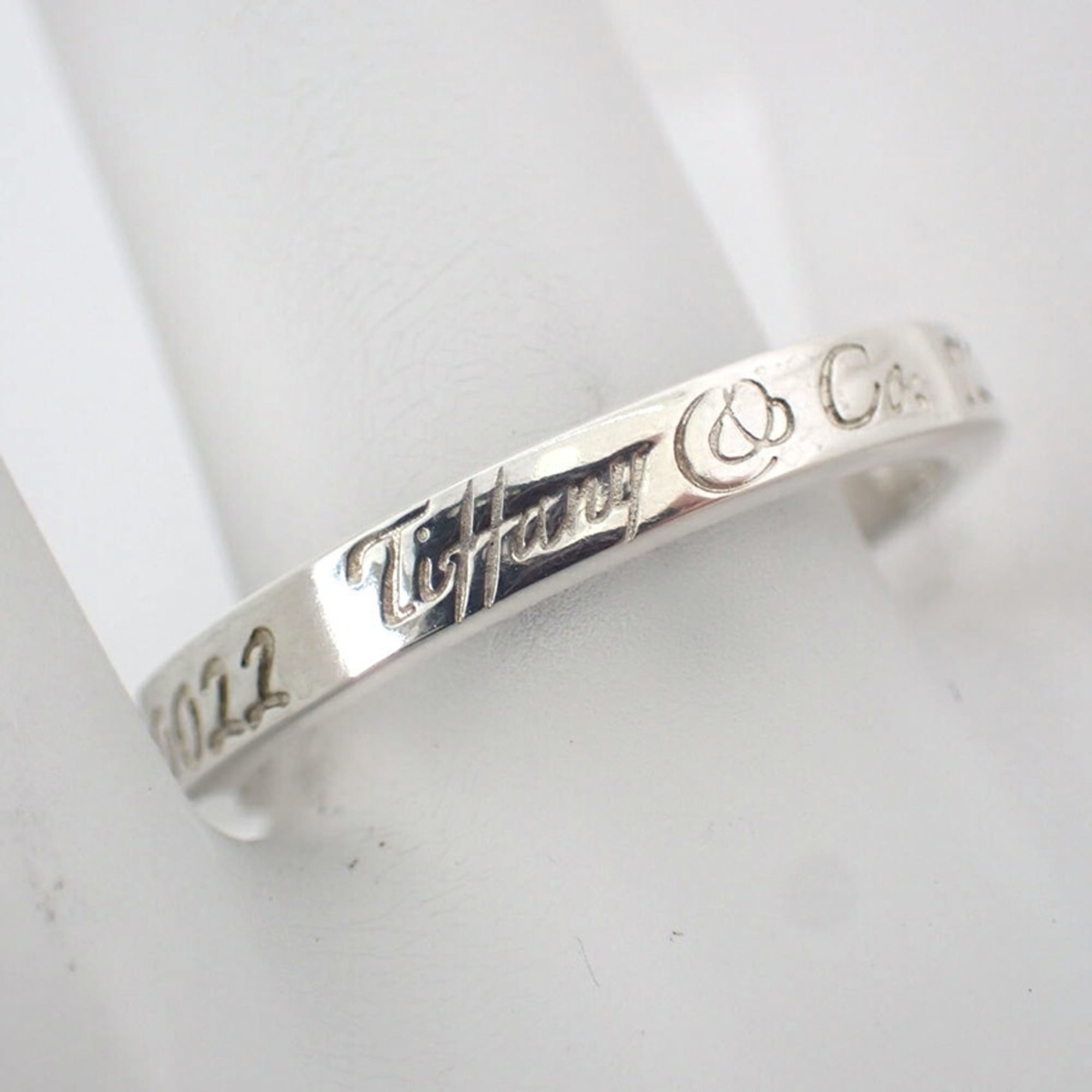 Tiffany Silver Sterling Silver 925 Band Ring (Pre-Owned)