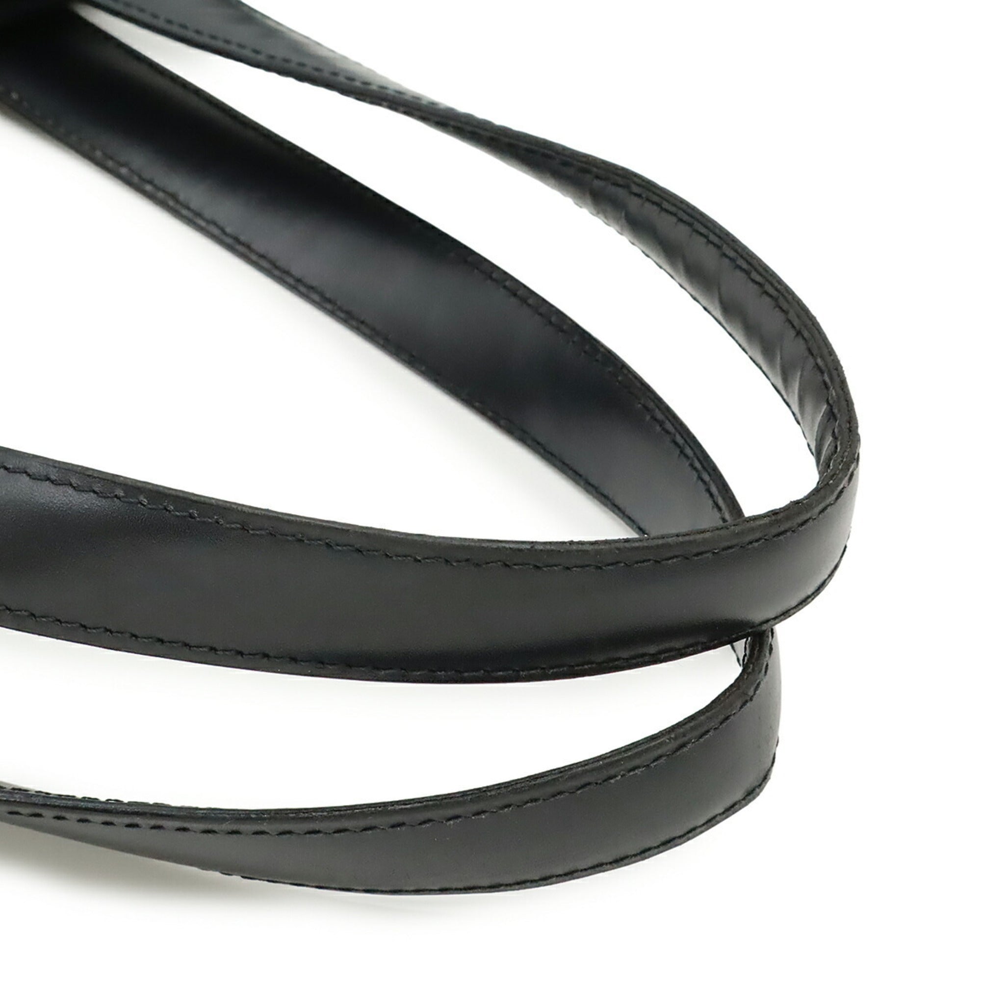 Chanel Black New Travel Line Leather Shoulder Bag Tote Bag (Pre-Owned)