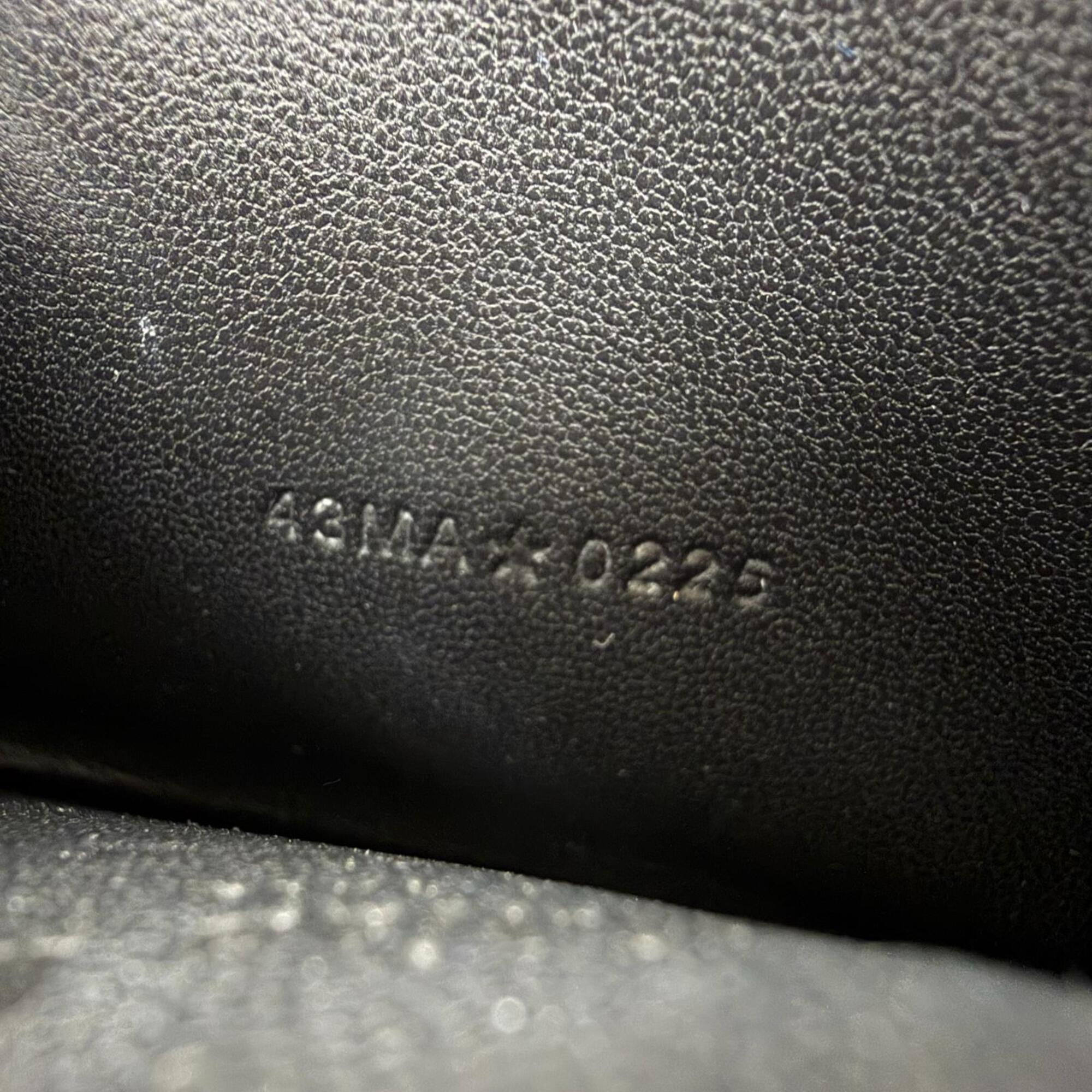 Christian Dior Black Leather Coin Purse/Coin Case (Pre-Owned)