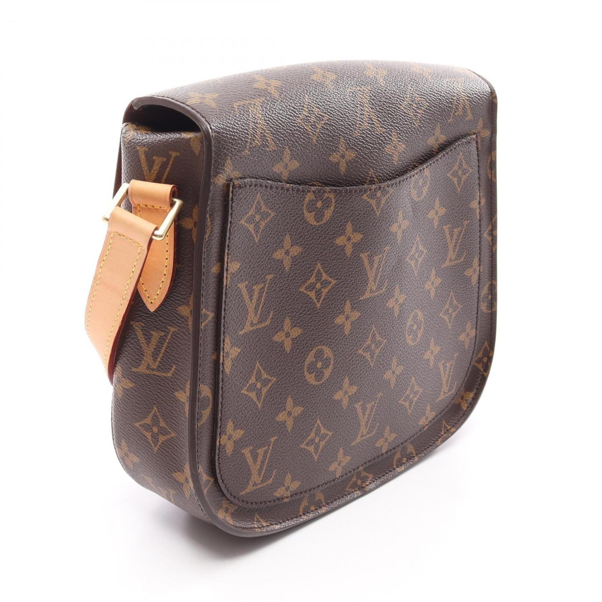 Louis Vuitton Brown Monogram Leather Coated Canvas Handbag Shoulder Bag (Pre-Owned)