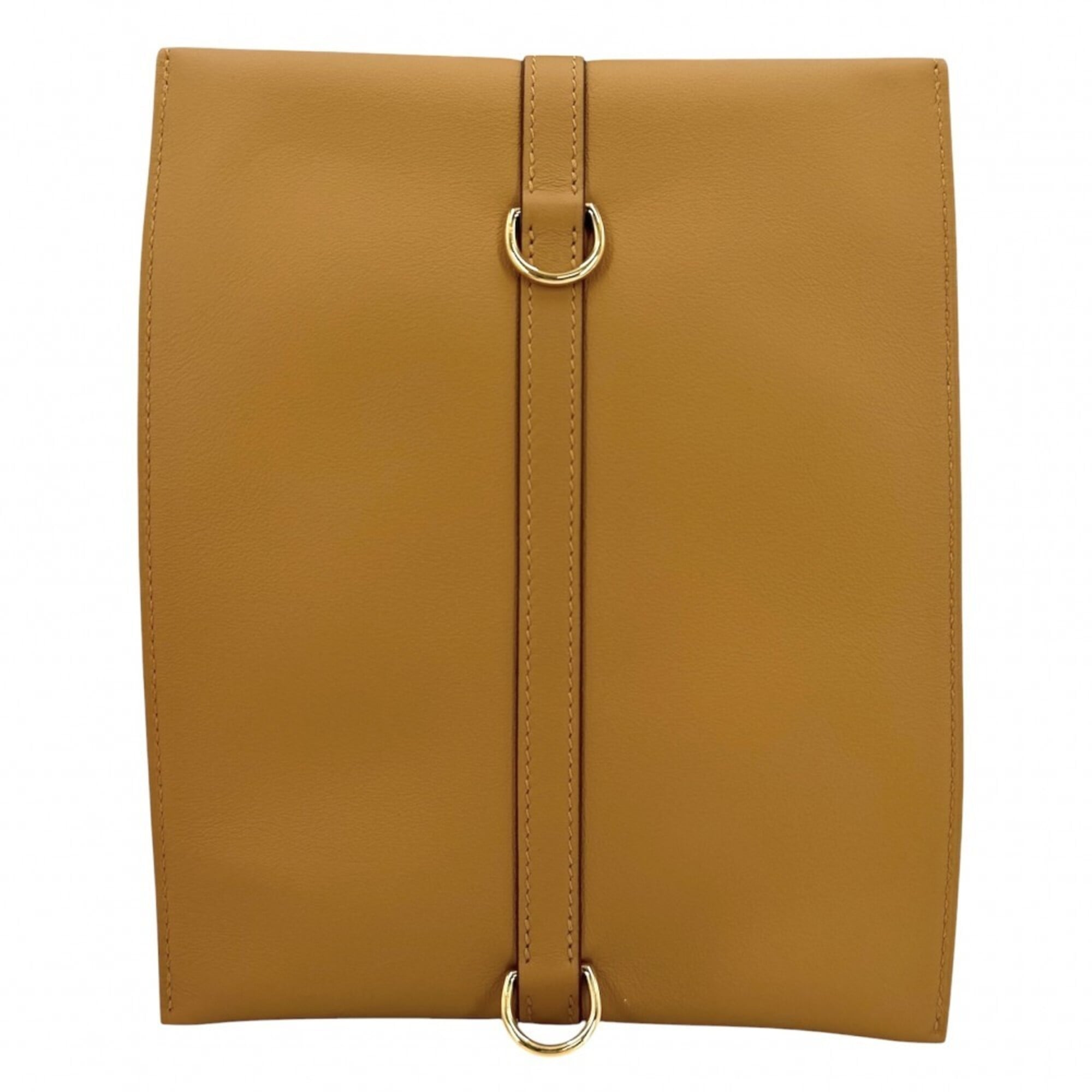 Hermes Brown Leather Shoulder Bag (Pre-Owned)