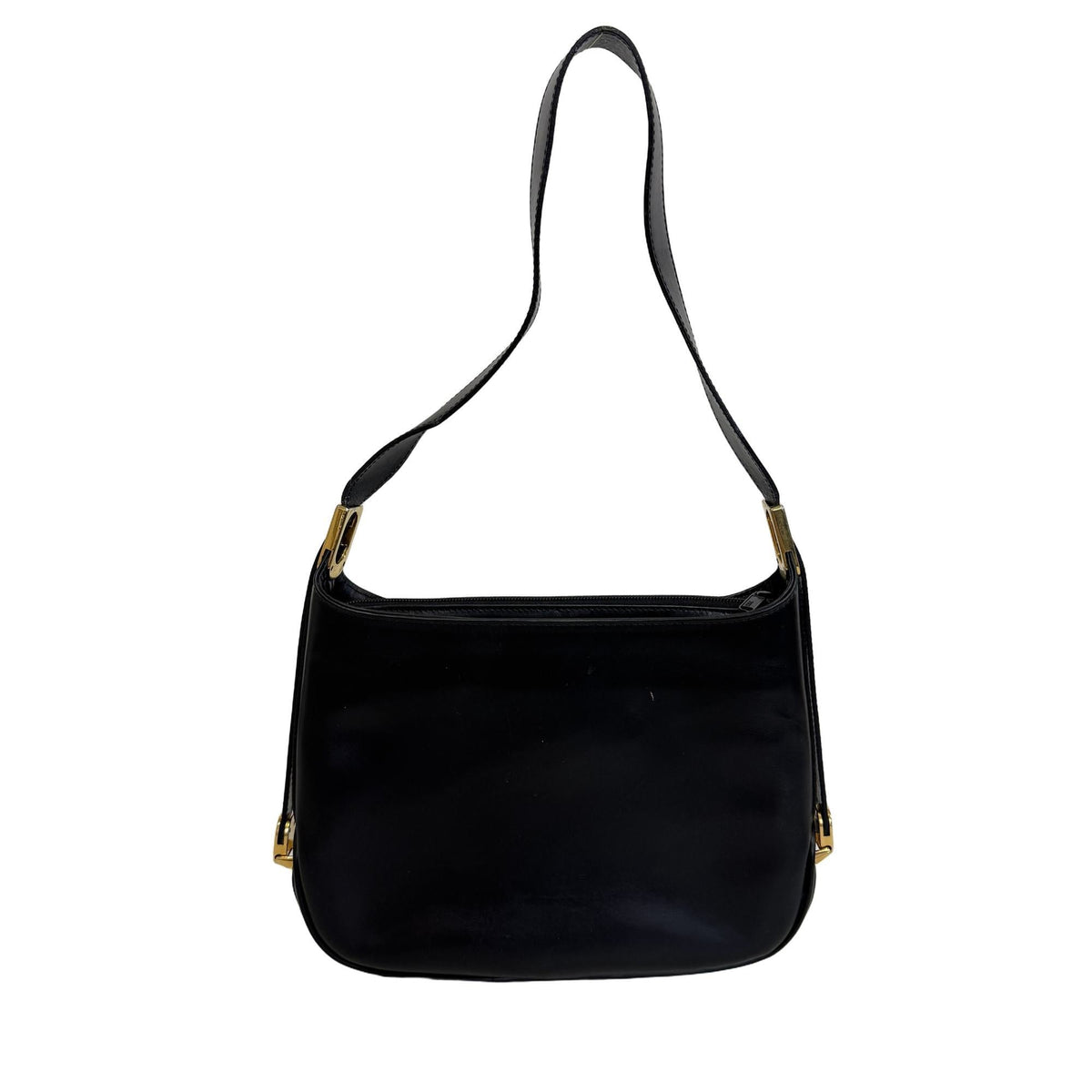 Bally Black Leather Pochette Shoulder Bag (Pre-Owned)