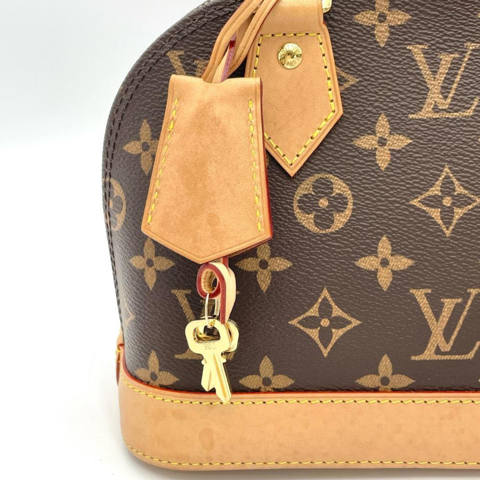 Louis Vuitton Brown Monogram Canvas Handbag (Pre-Owned)