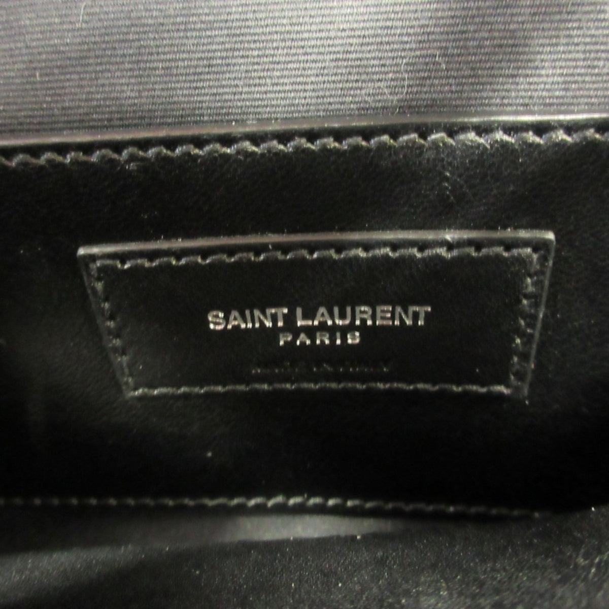 Yves Saint Laurent Black Leather Shoulder Bag (Pre-Owned)
