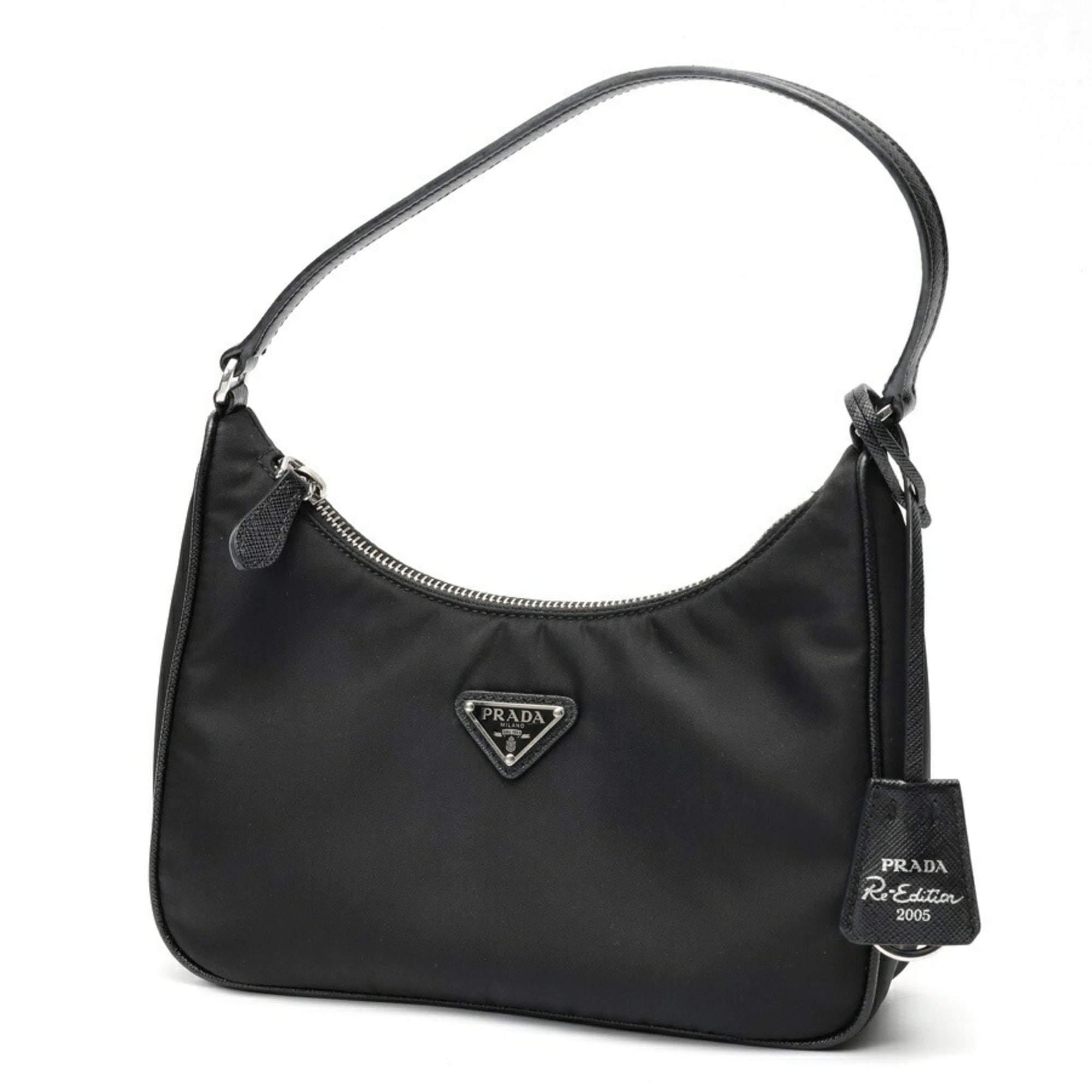 Prada Black Nylon Shoulder Bag (Pre-Owned)