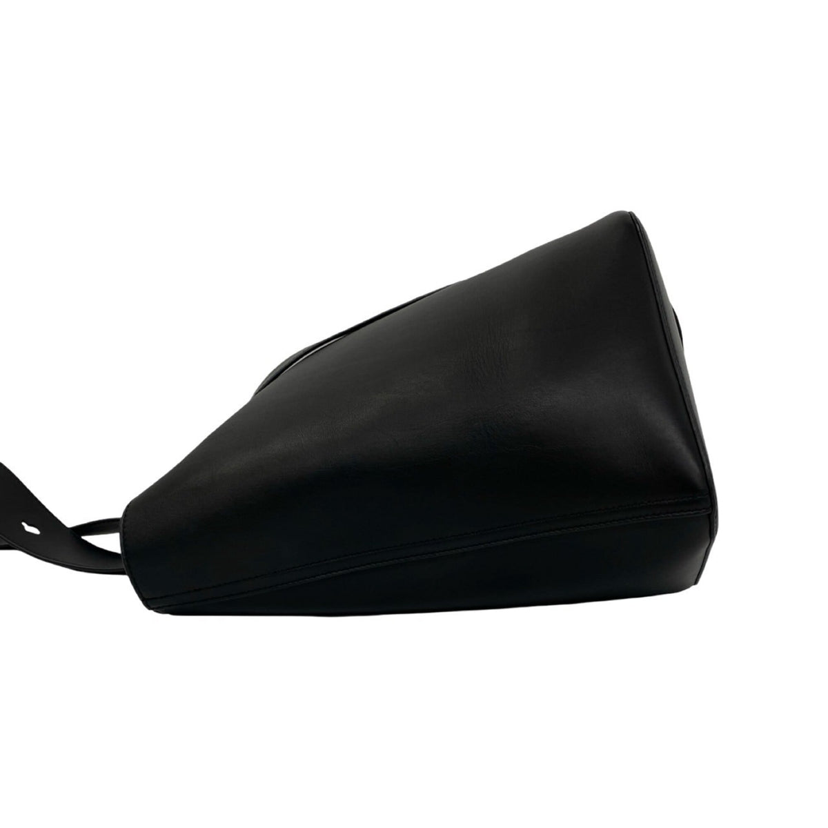 Loewe Black Leather Shoulder Bag Tote Bag (Pre-Owned)