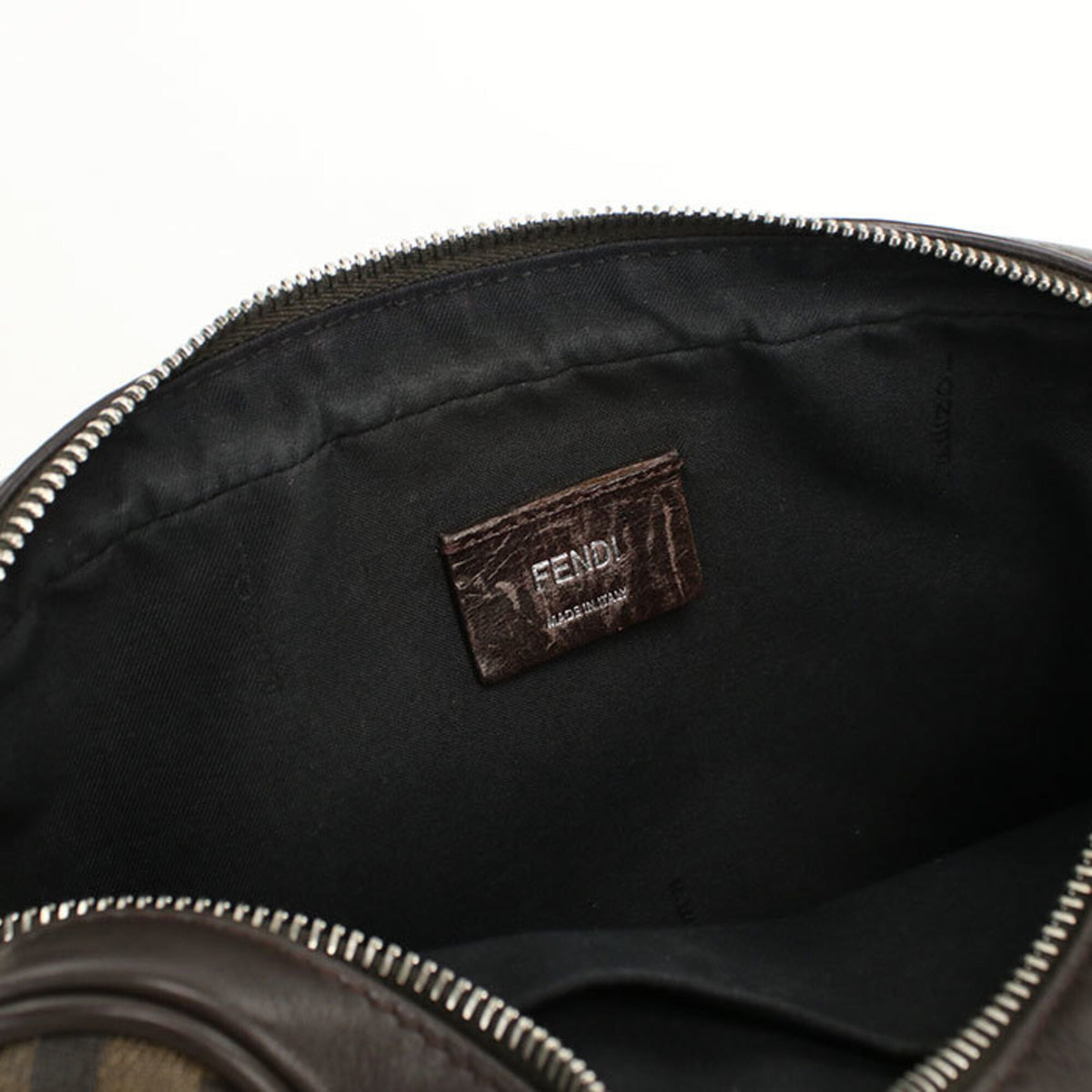 Fendi Brown Pvc Shoulder Bag (Pre-Owned)