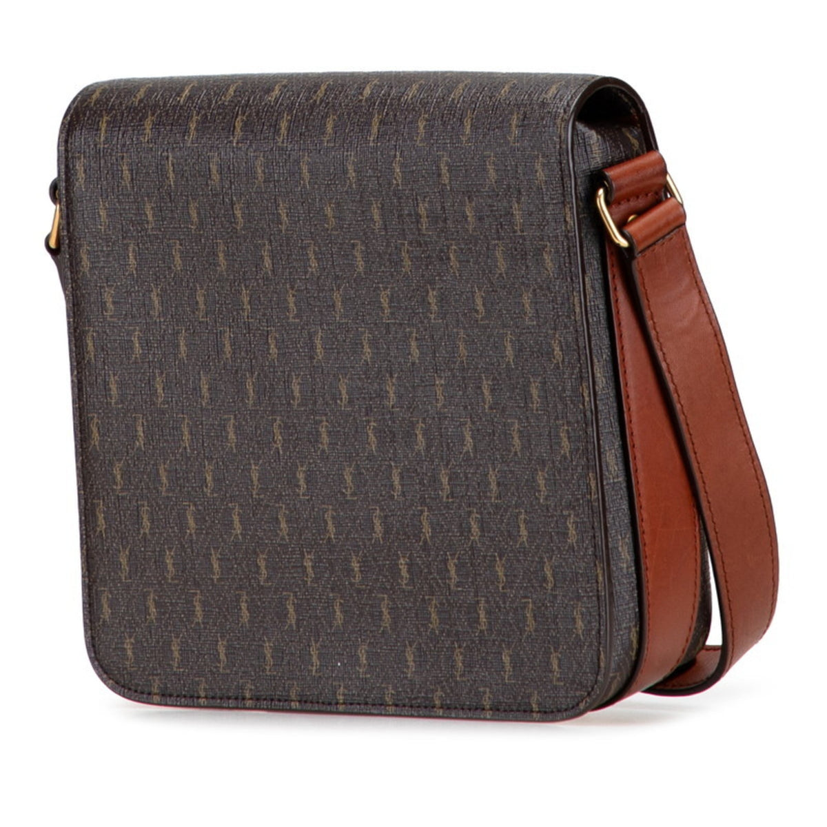 Saint Laurent Brown Pvc Leather Shoulder Bag (Pre-Owned)