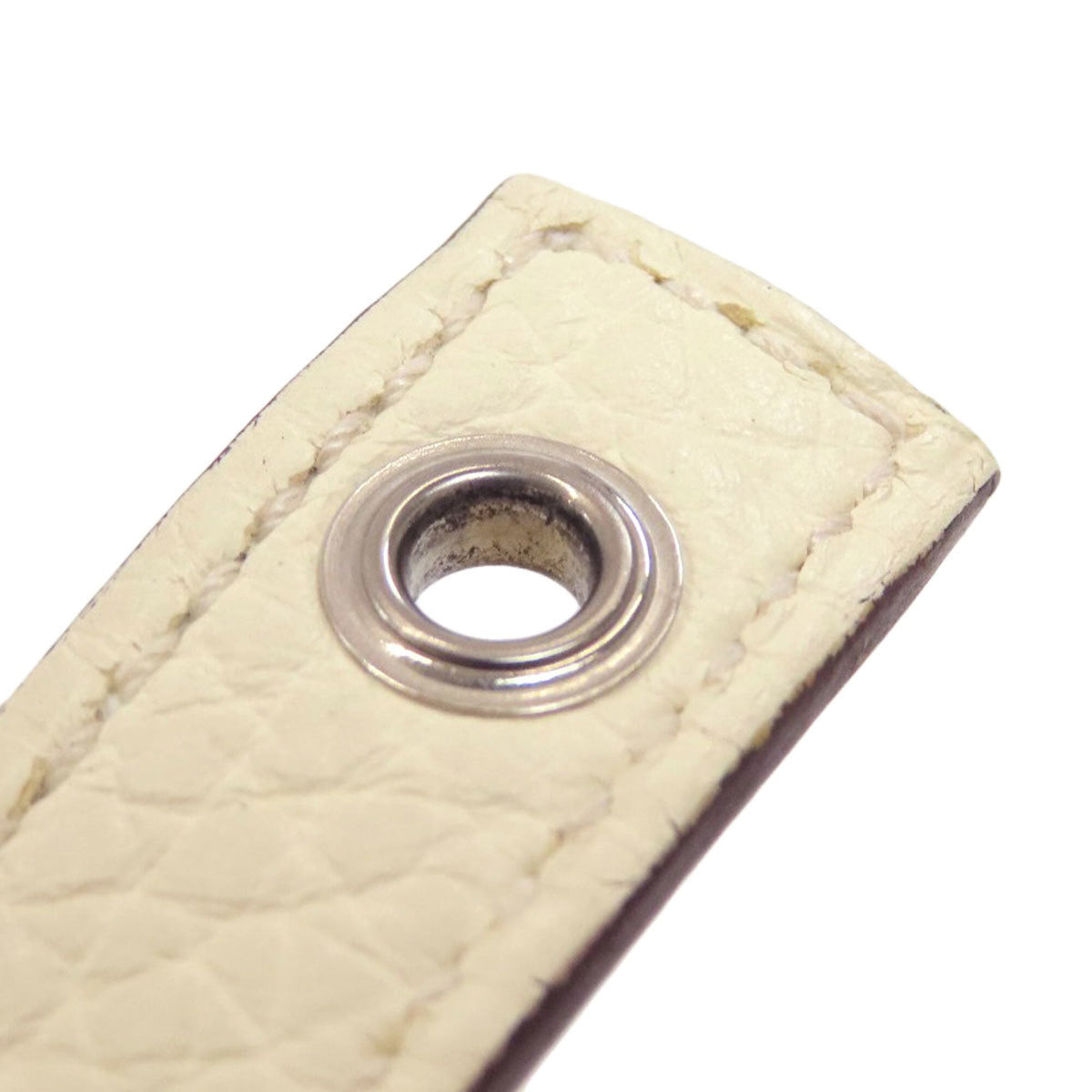 Hermes Picotin Ivory Taurillon Clemence Leather Handbag (Pre-Owned)