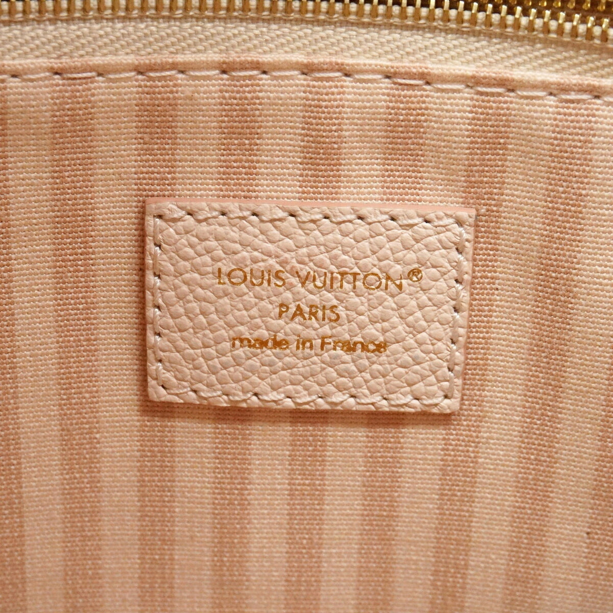 Louis Vuitton Peach White Tote Bag (Pre-Owned)