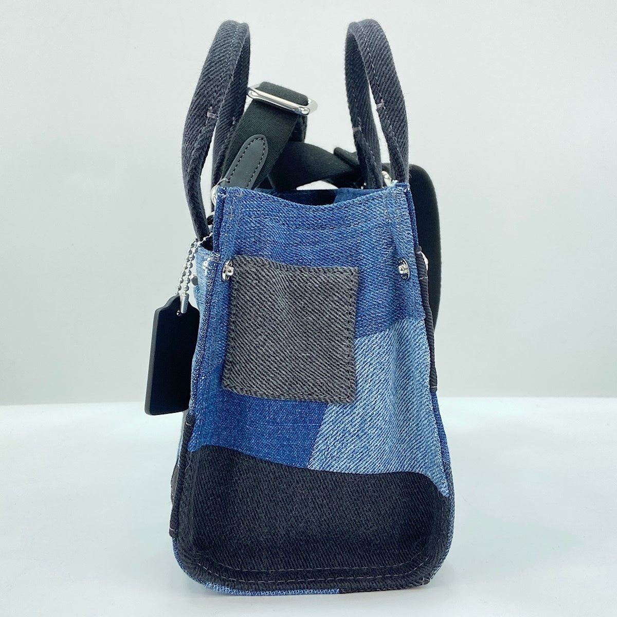 Coach Navy Denim Handbag (Pre-Owned)