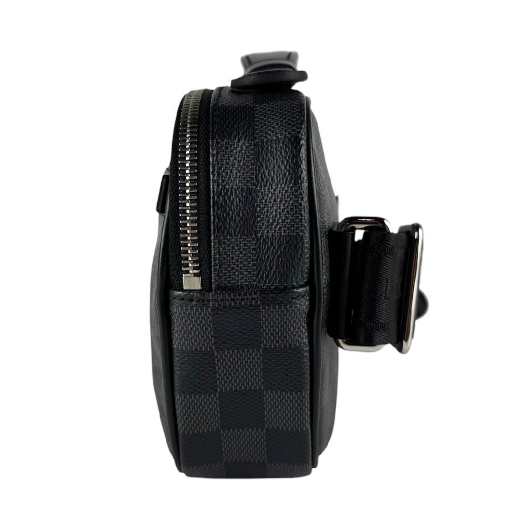 Louis Vuitton Black Damier Graphite Damier Graphite Sling Bag (Pre-Owned)