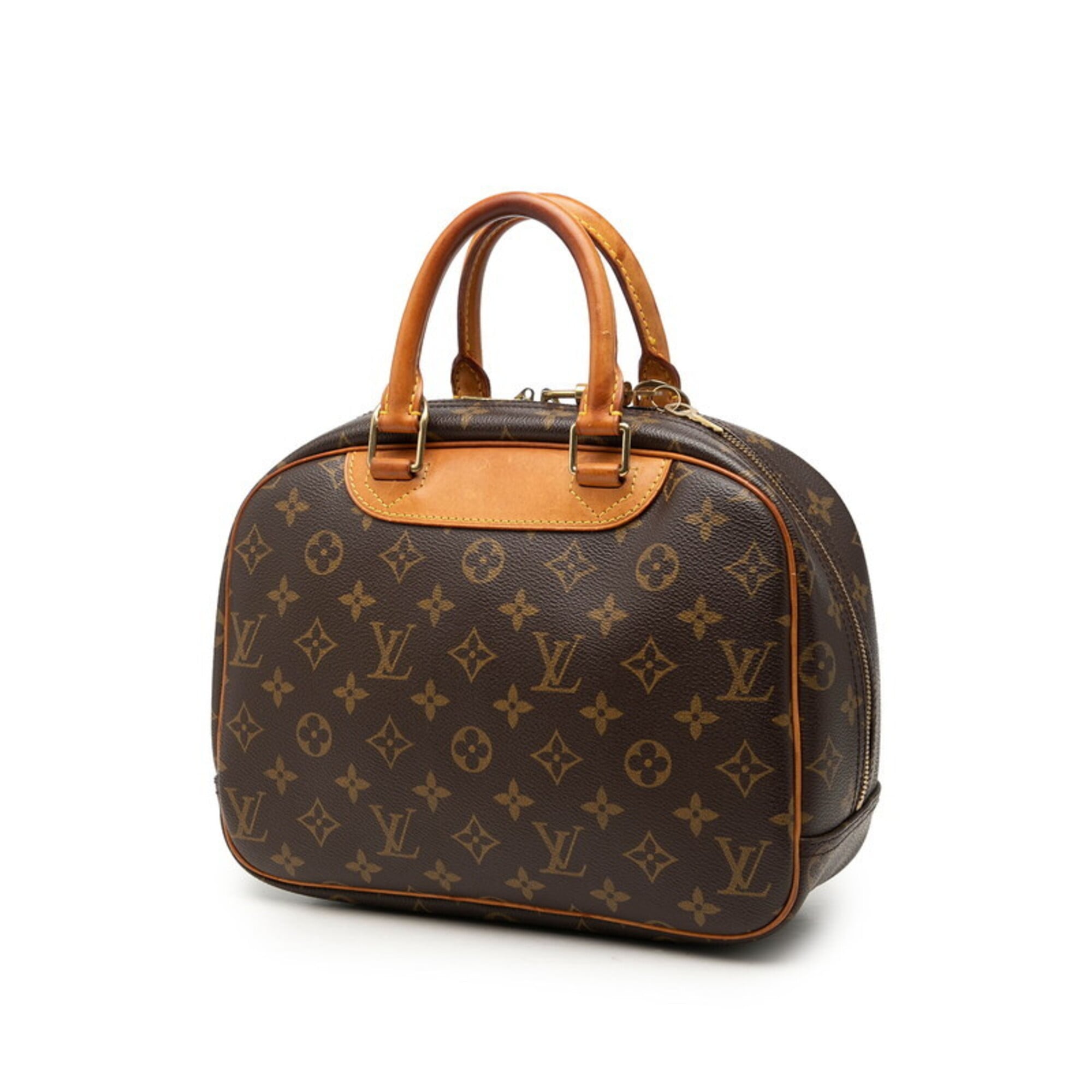 Louis Vuitton Brown Pvc Leather Handbag (Pre-Owned)