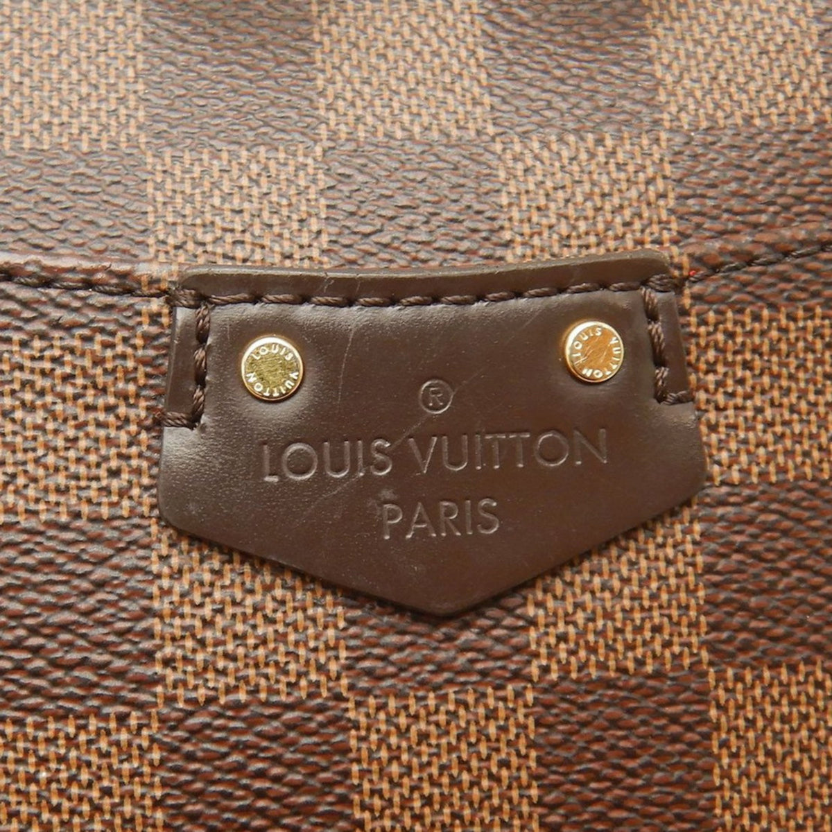 Louis Vuitton Brown Ebene Damier Canvas Shoulder Bag (Pre-Owned)