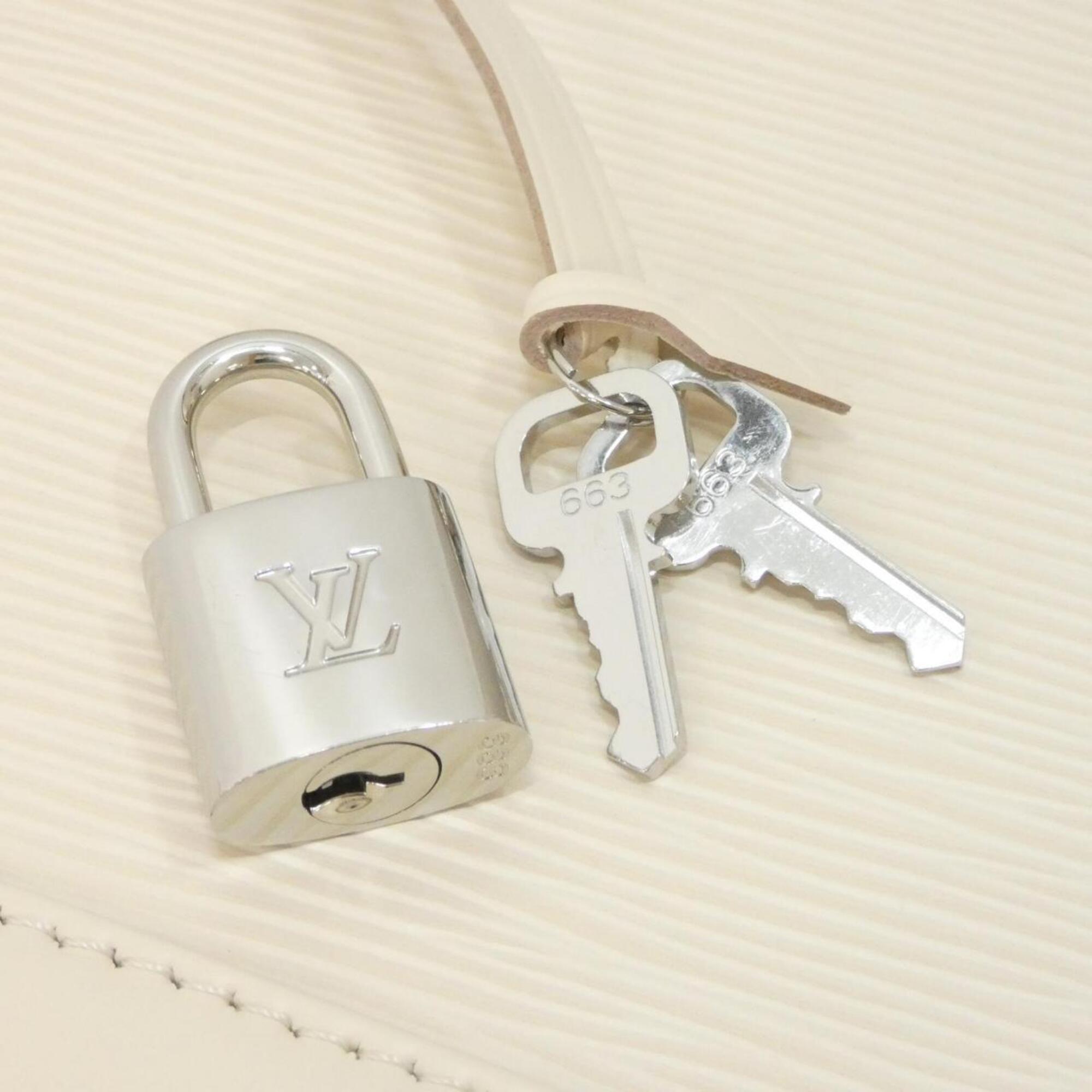 Louis Vuitton Beige Leather Handbag (Pre-Owned)