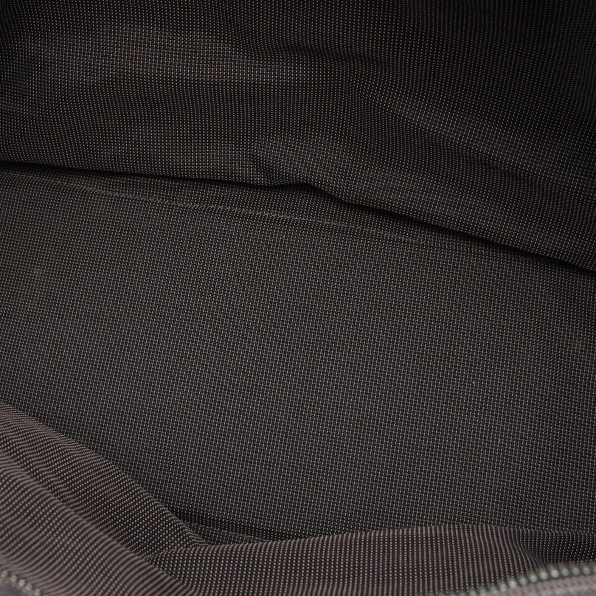 Hermes Gray Nylon Canvas Tote Bag (Pre-Owned)