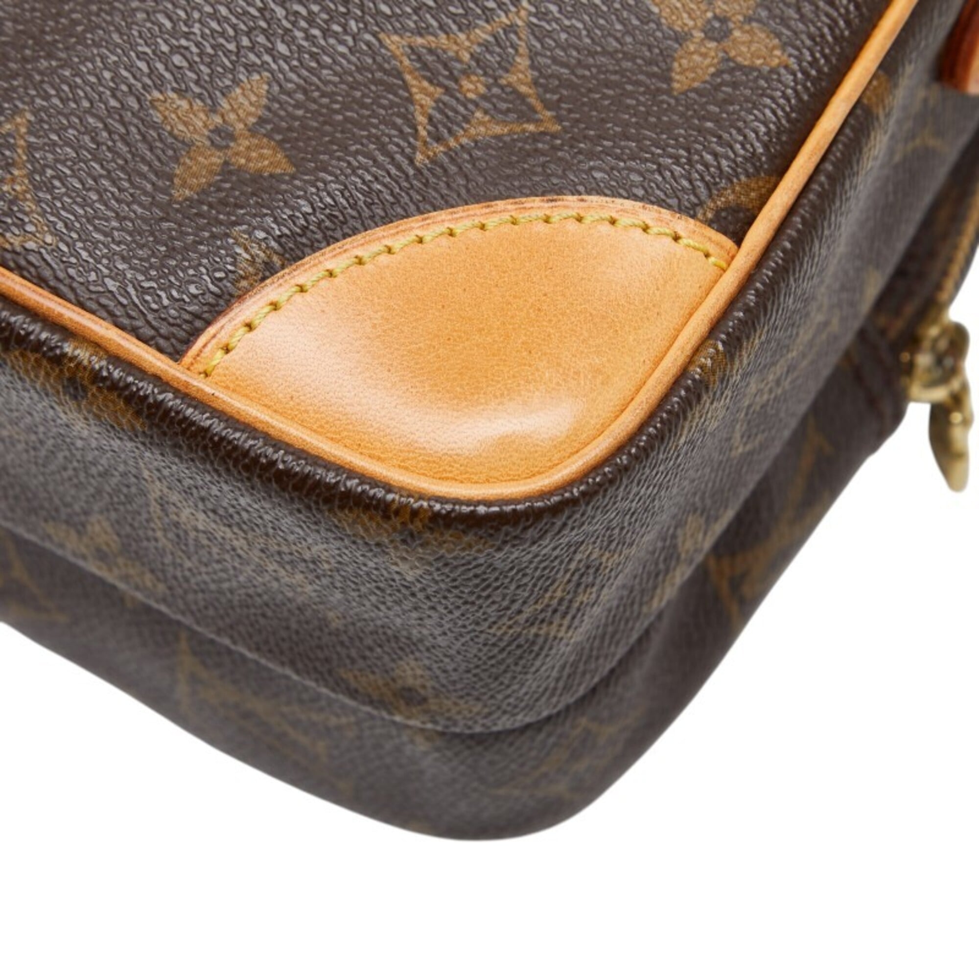 Louis Vuitton Brown Pvc Leather Shoulder Bag (Pre-Owned)
