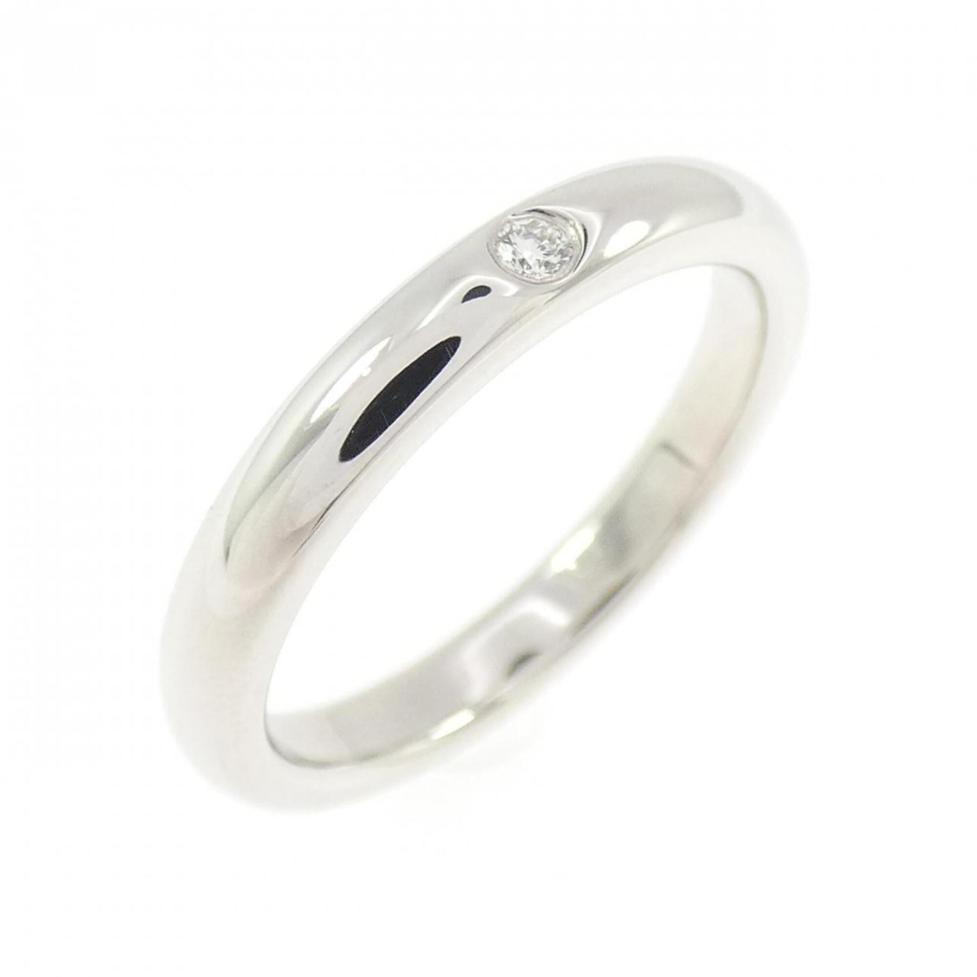 Tiffany Platinum Platinum 950 Band Ring (Pre-Owned)