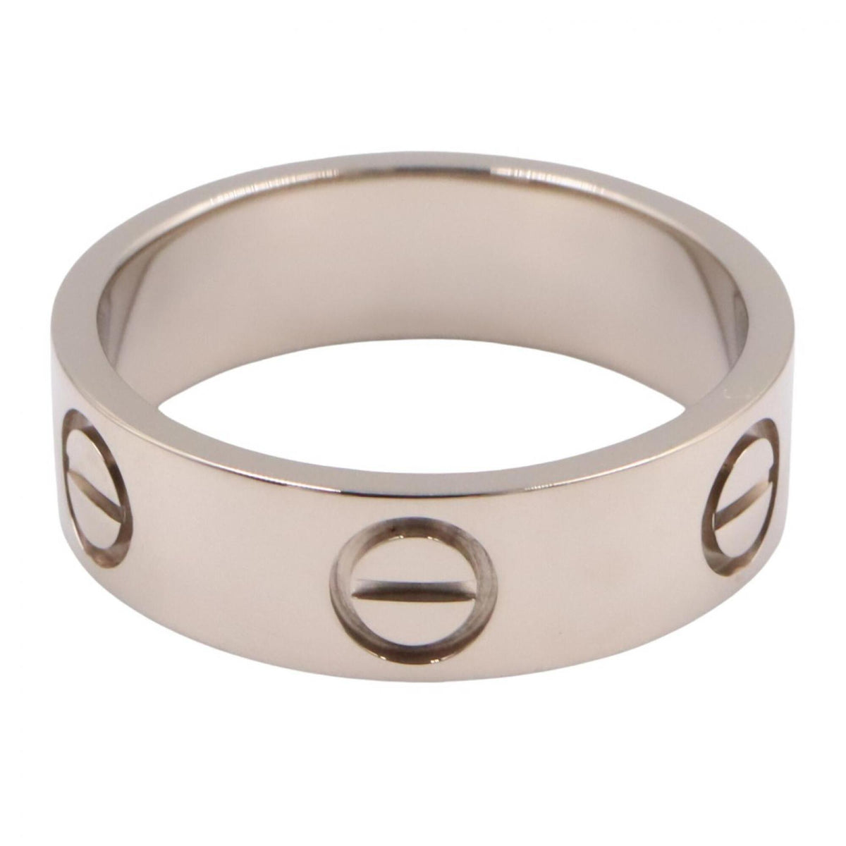Cartier Silver White Gold (18K) Band Ring (Pre-Owned)