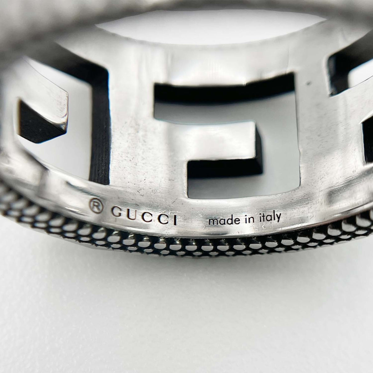 Gucci Silver Silver 925 Band Ring (Pre-Owned)