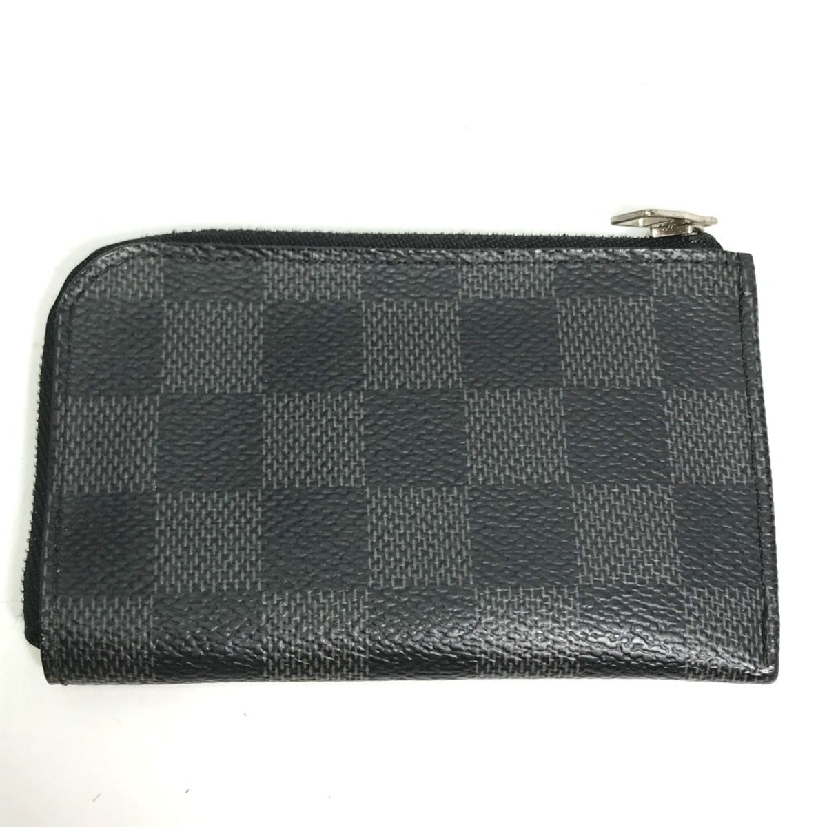 Louis Vuitton Black Damier Graphite Coin Purse/Coin Case (Pre-Owned)