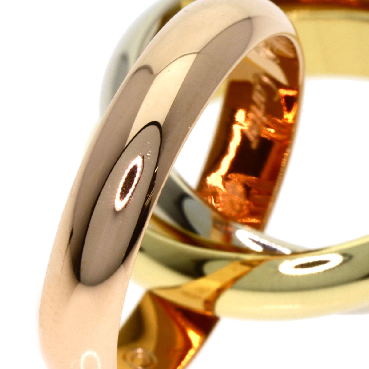 Cartier Trinity Yellow Gold (18K) Pink Gold (18K) White Gold (18K) Band Ring (Pre-Owned)