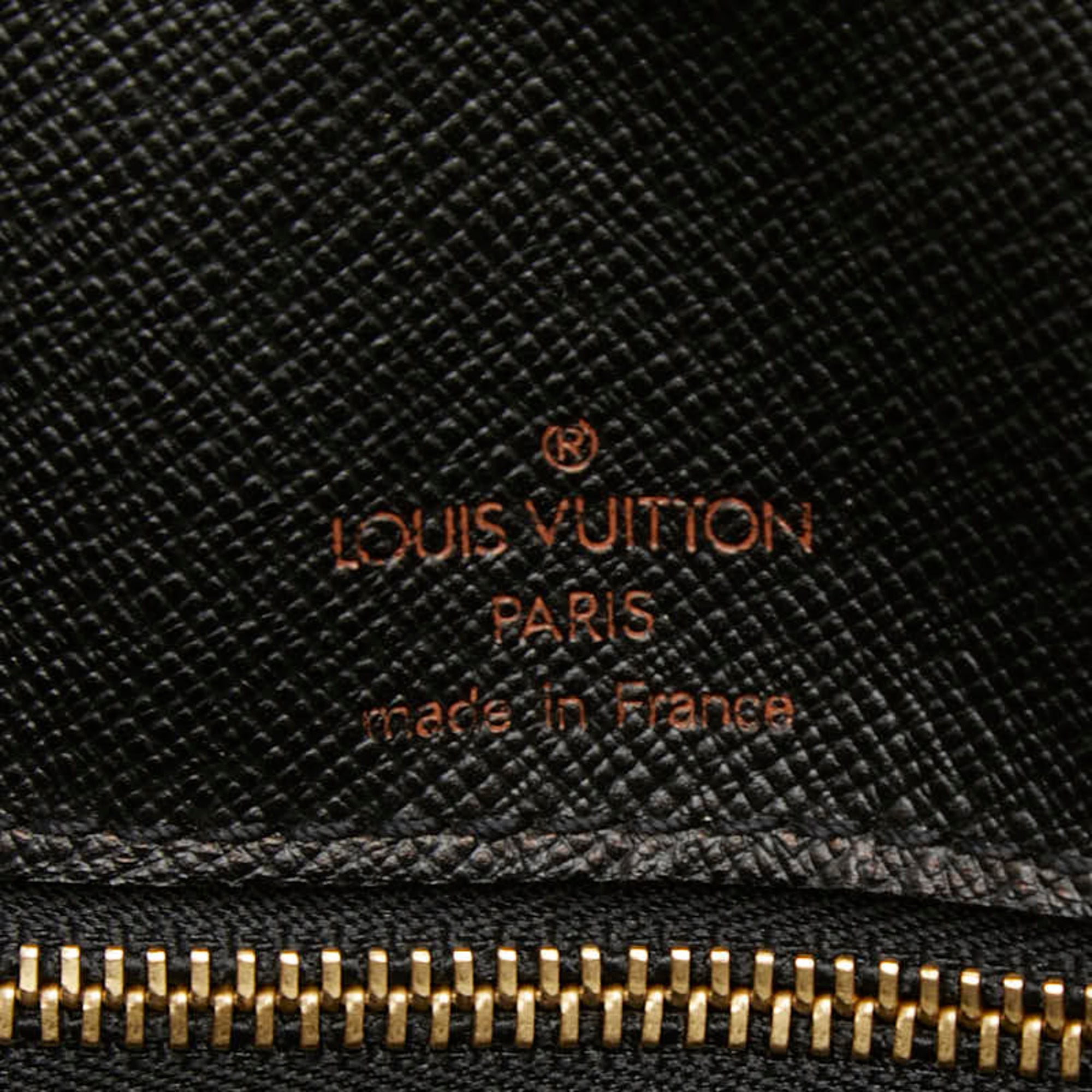 Louis Vuitton Black Noir Leather Briefcase Handbag (Pre-Owned)
