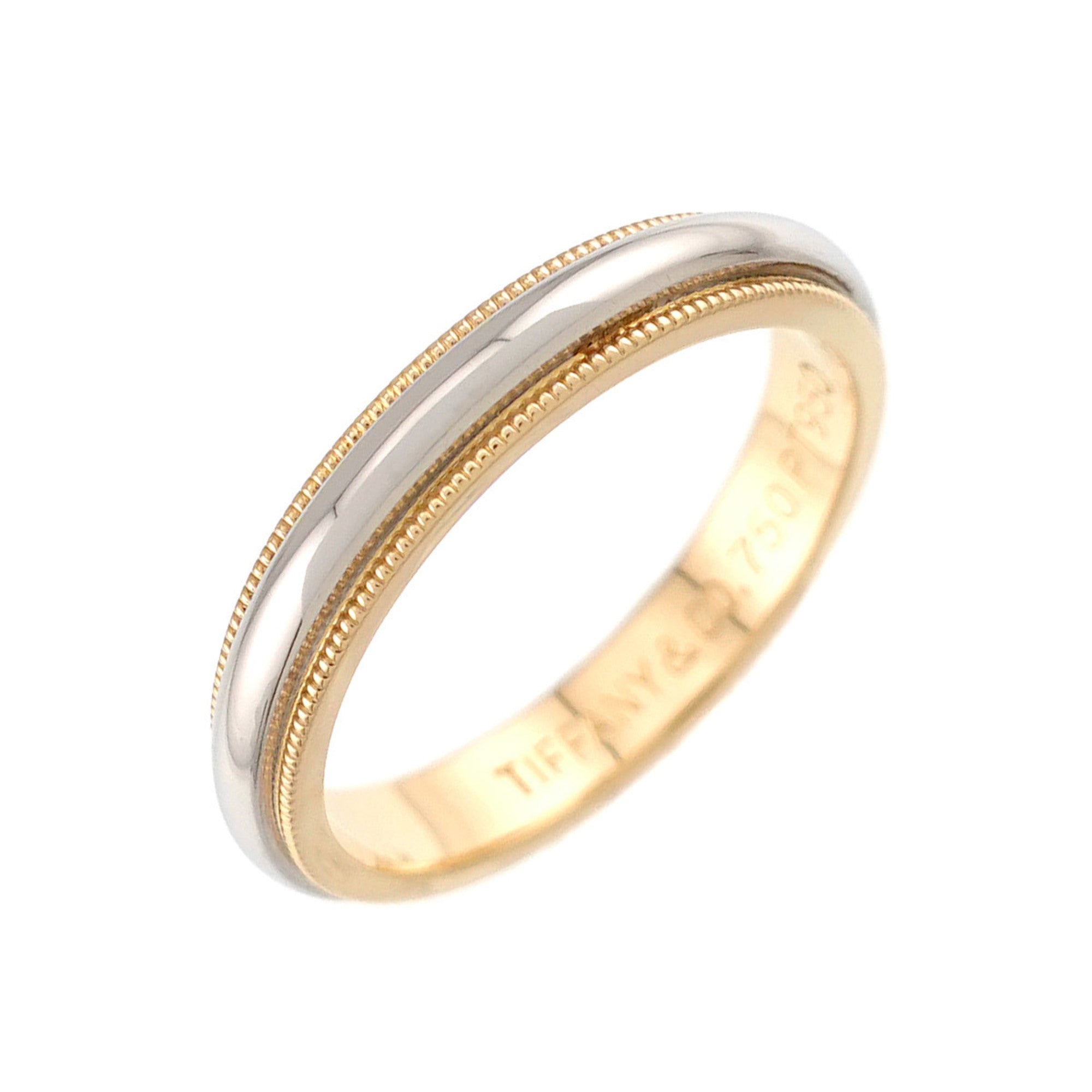 Tiffany Yellow Gold (18K) Platinum 950 Band Ring (Pre-Owned)