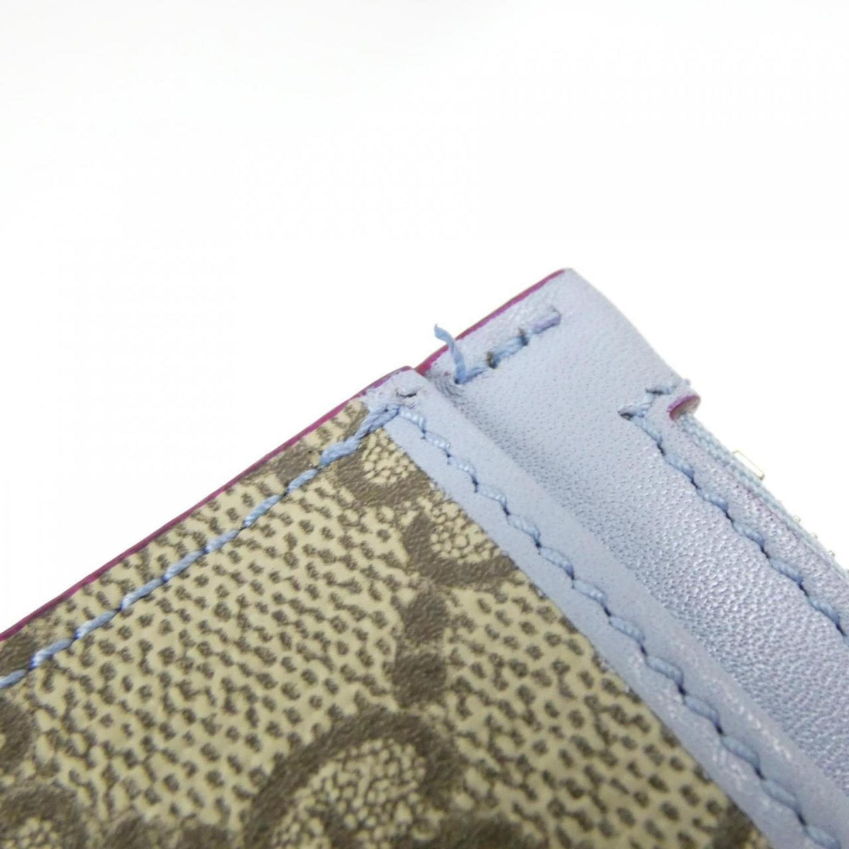 Gucci Light Blue Gg Supreme Canvas Leather Coin Purse/Coin Case (Pre-Owned)