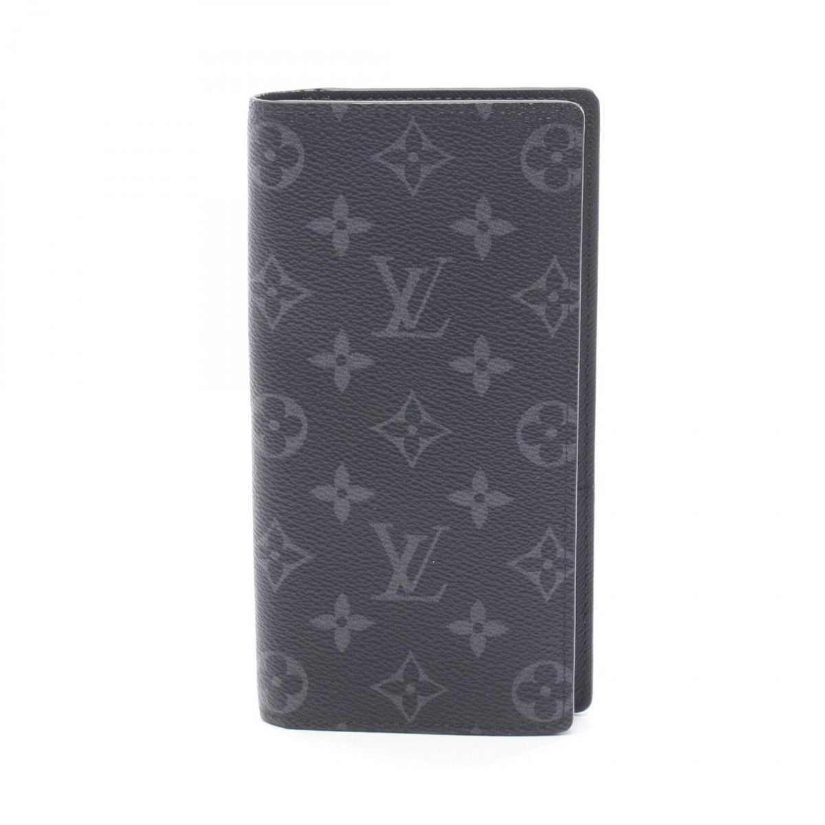 Louis Vuitton Black Monogram Eclipse Pvc Long Wallet (Bi-Fold) (Pre-Owned)