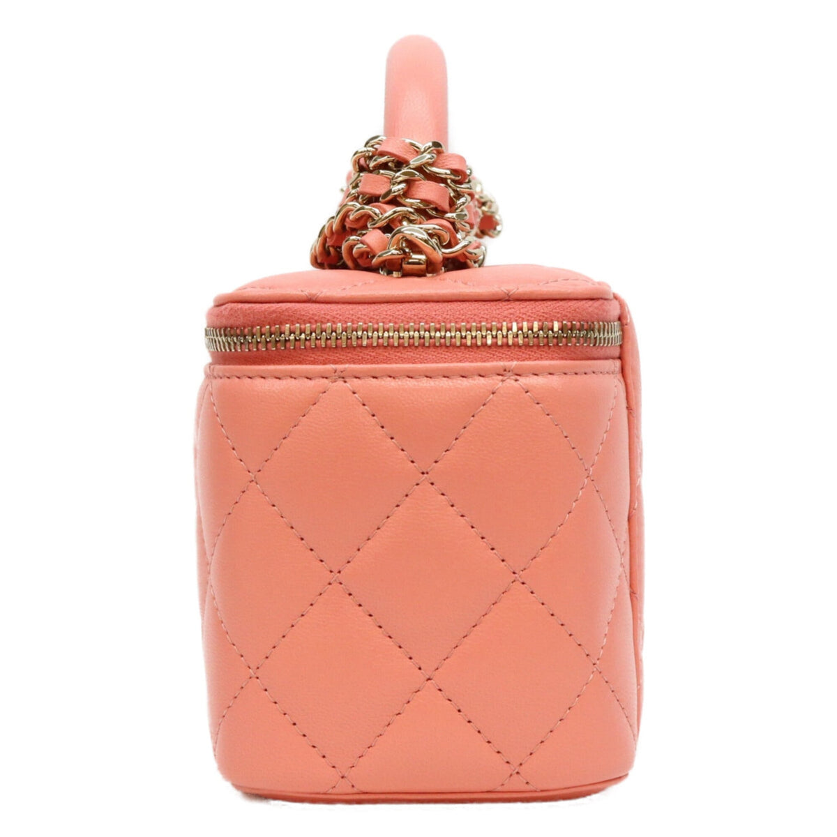 Chanel Pink Leather Shoulder Bag (Pre-Owned)