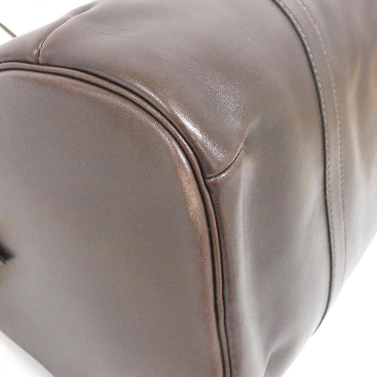 Hermes Brown Evercalf Leather Handbag (Pre-Owned)