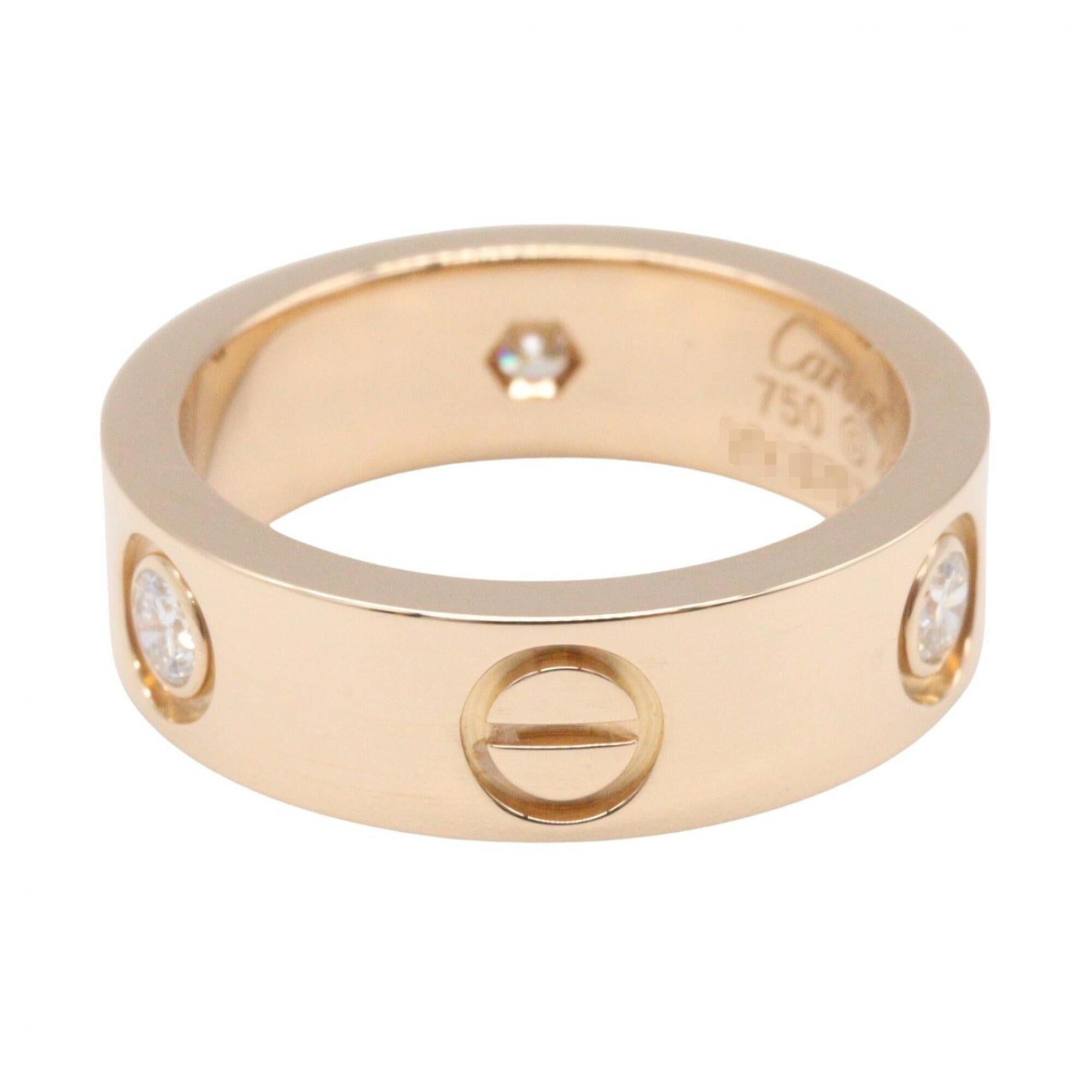 Cartier Gold Clear Pink Gold (18K) Band Ring (Pre-Owned)