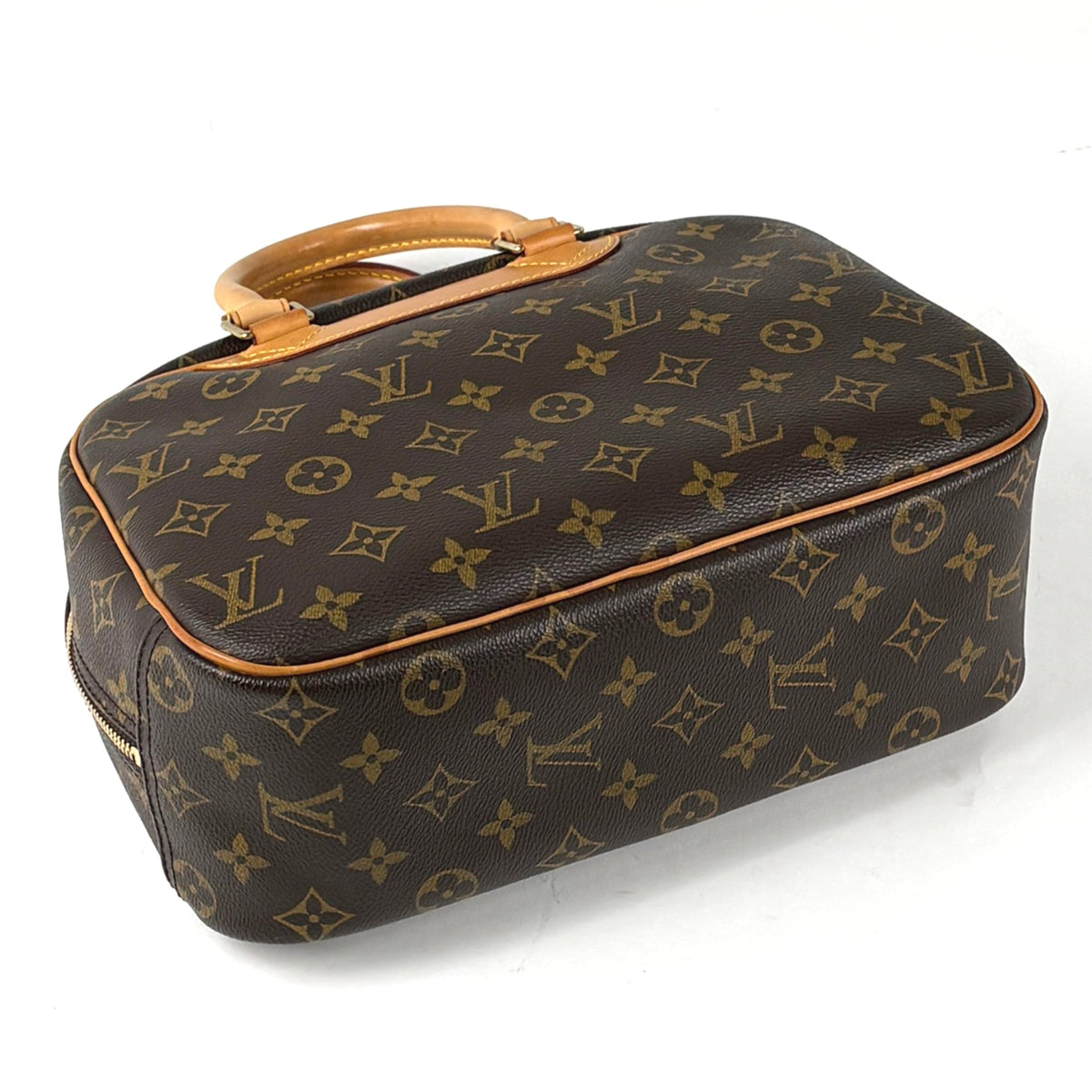 Louis Vuitton Brown Monogram Monogram Boston Bag Handbag (Pre-Owned)