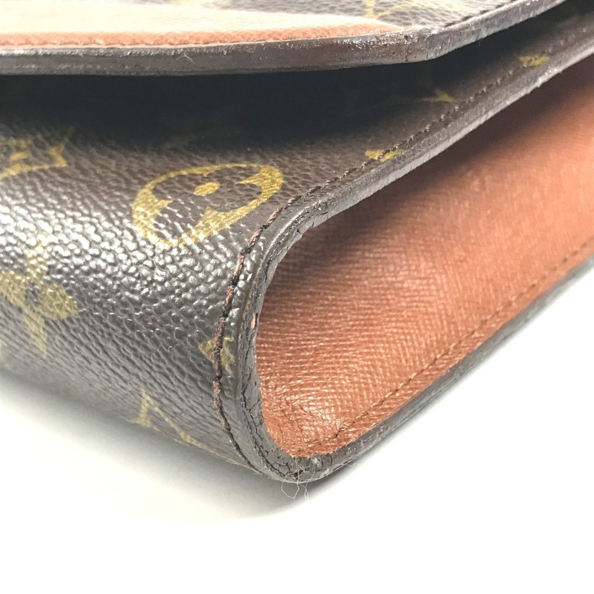 Louis Vuitton Monogram Brown Monogram Clutch Bag (Pre-Owned)