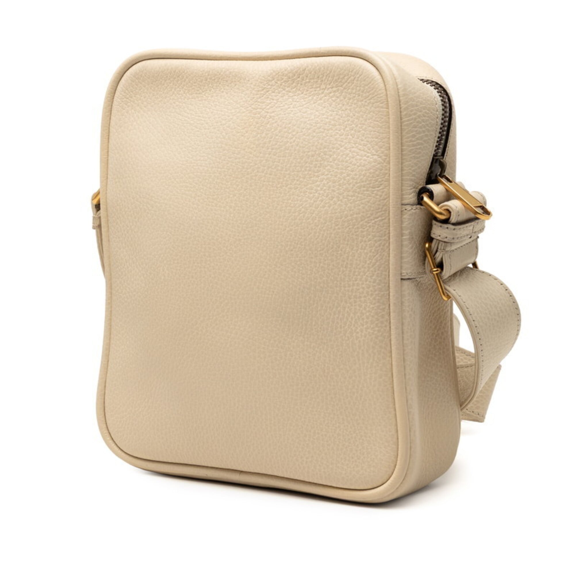 Gucci Multi-Color White Leather Shoulder Bag (Pre-Owned)