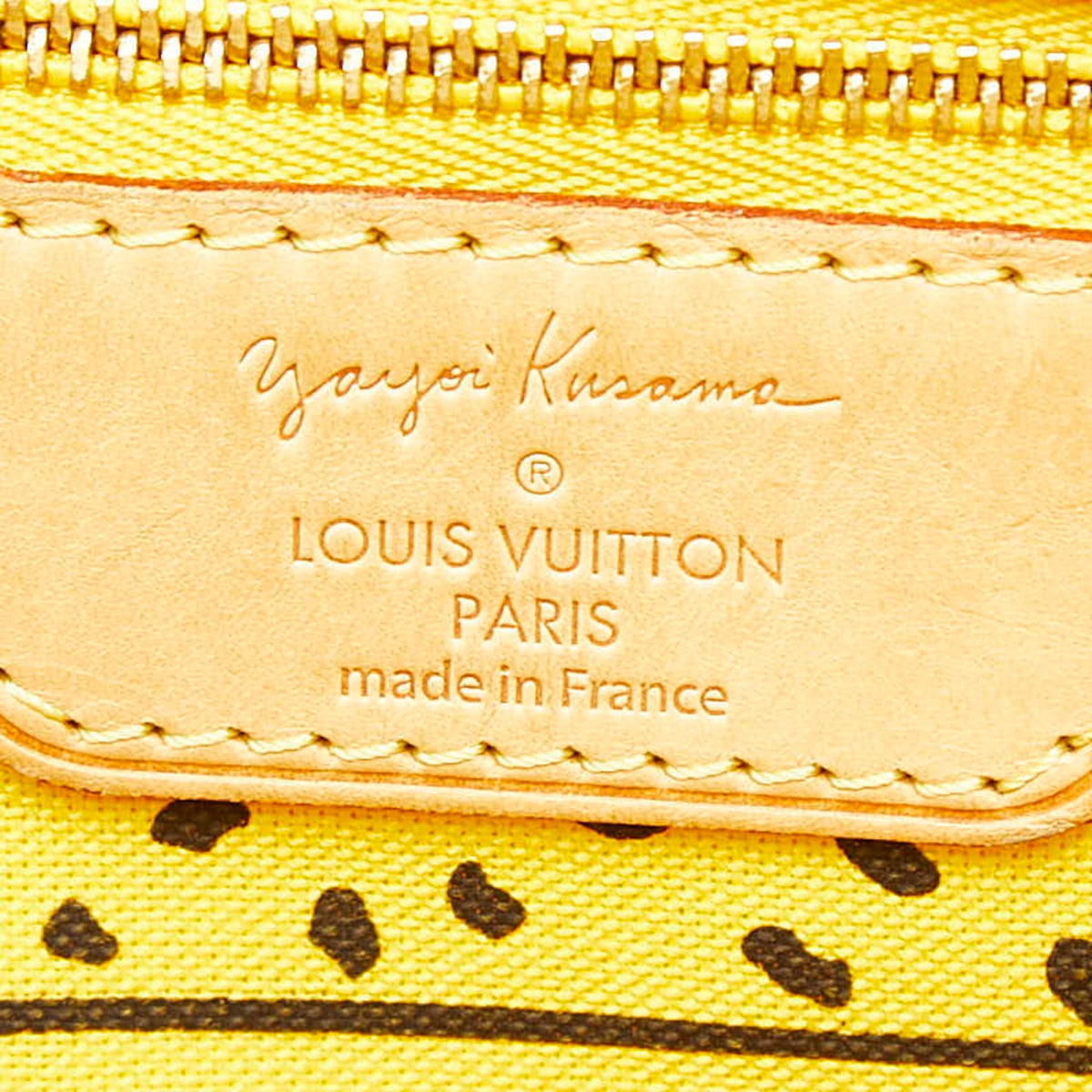 Louis Vuitton Brown Jaune Yellow Pvc Leather Shoulder Bag Tote Bag (Pre-Owned)