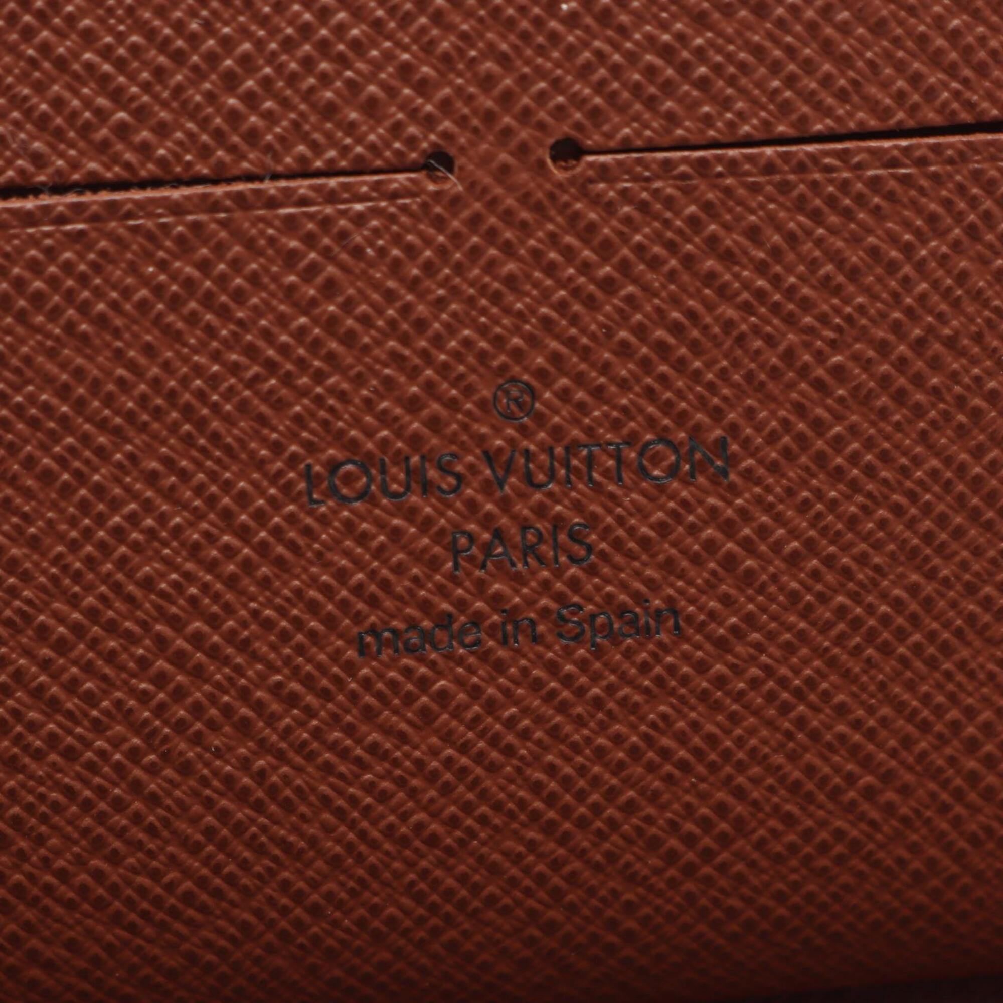 Louis Vuitton Monogram Brown Pvc Long Wallet (Bi-Fold) (Pre-Owned)