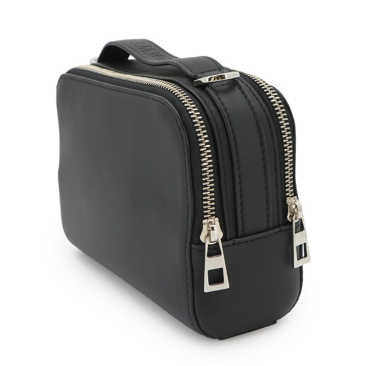 Loewe Black Leather Handbag Shoulder Bag Sling Bag (Pre-Owned)