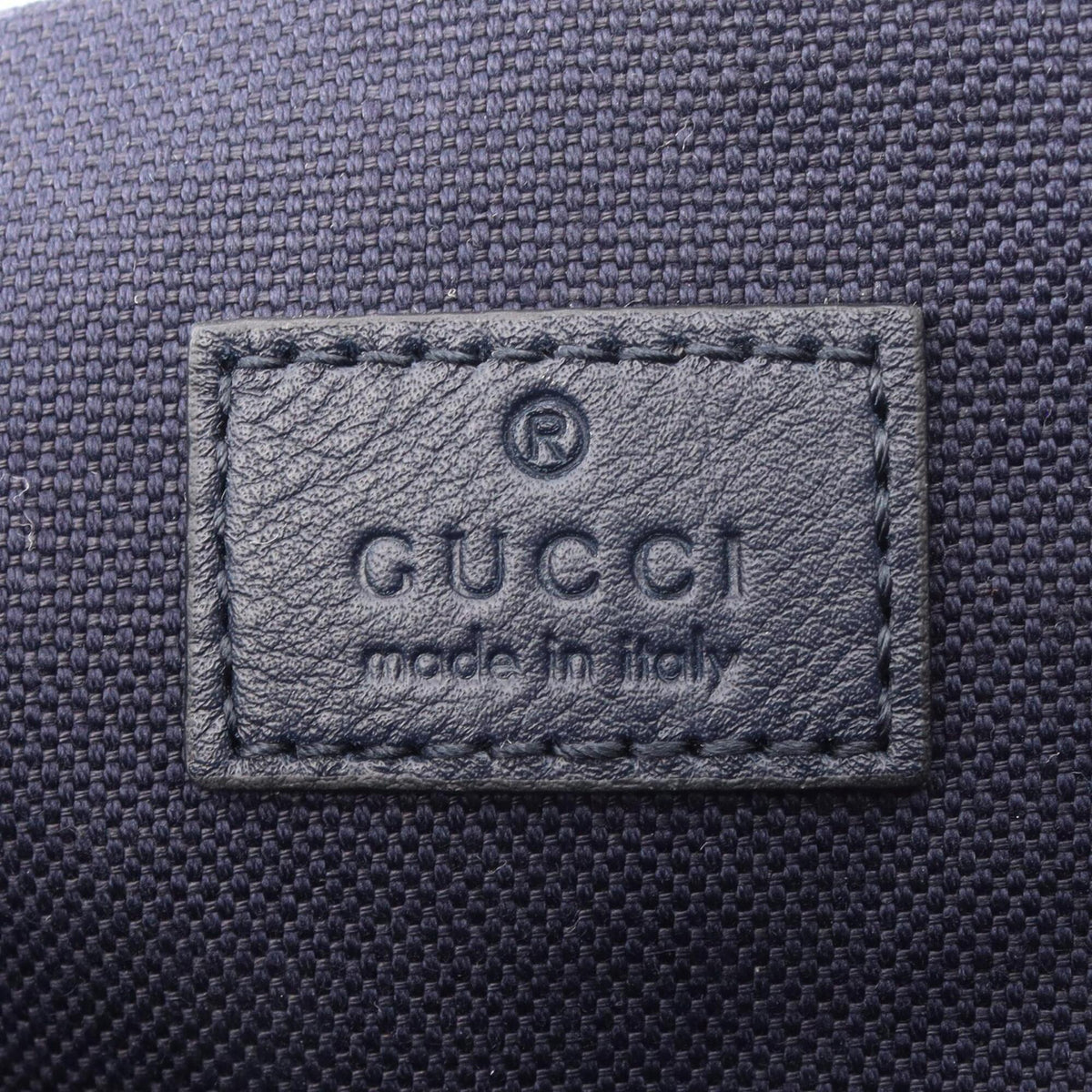Gucci Navy Denim Backpack Handbag (Pre-Owned)