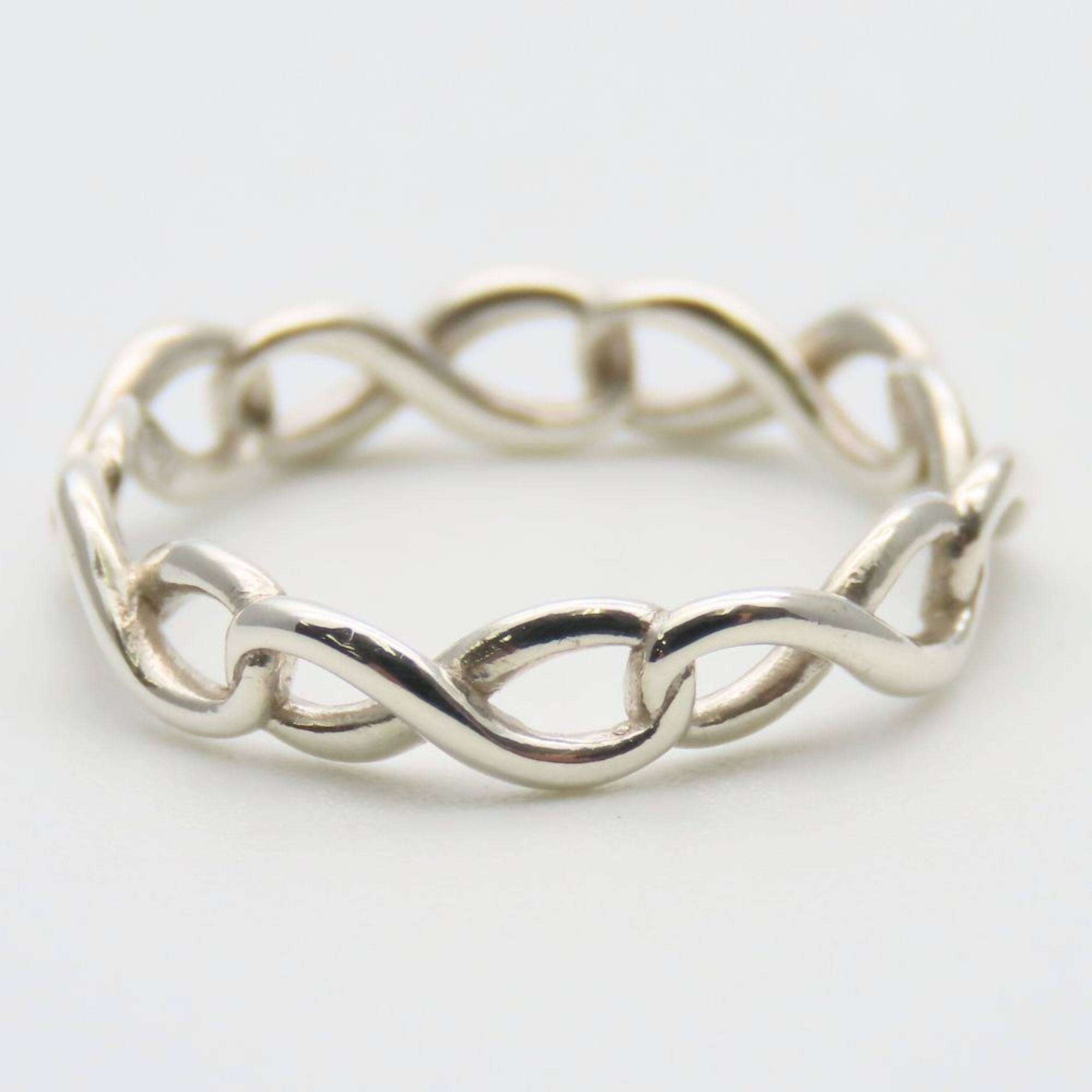 Tiffany Silver Silver 925 Band Ring (Pre-Owned)