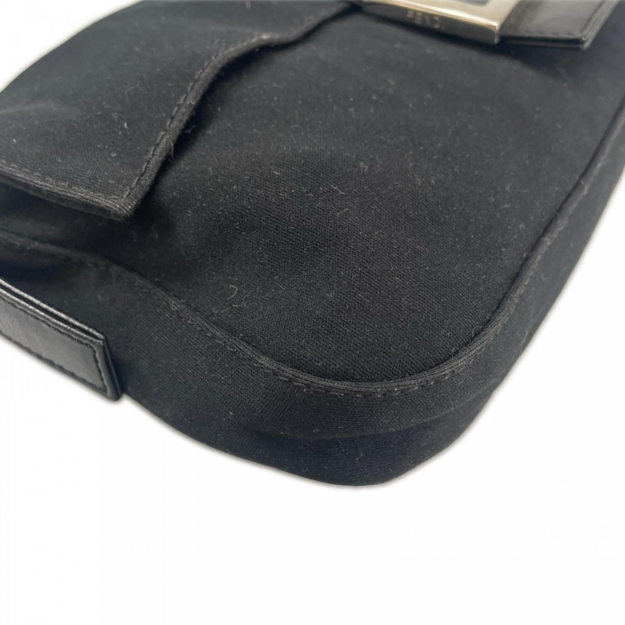Fendi Black Satin Handbag (Pre-Owned)