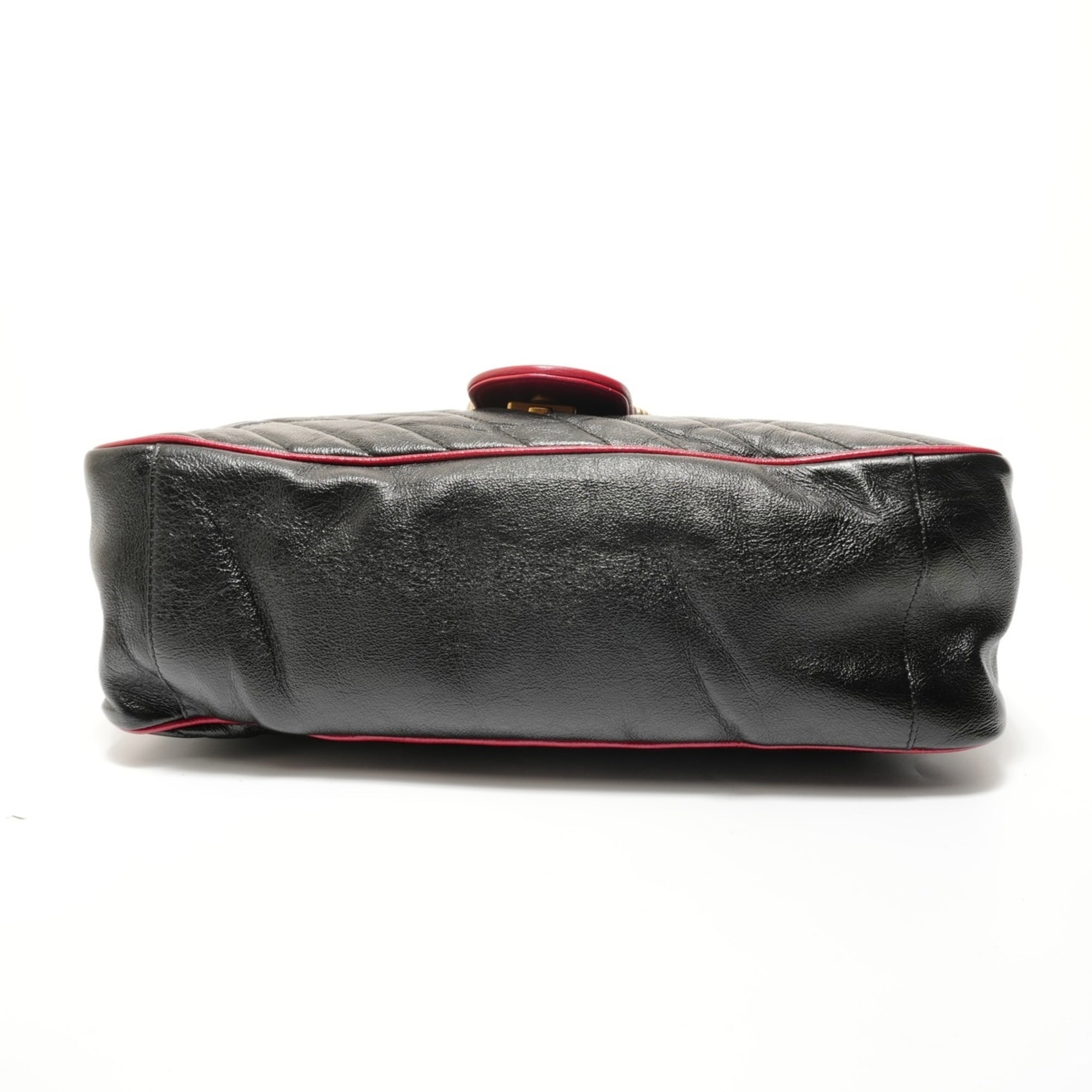 Gucci Gg Marmont Black Handbag (Pre-Owned)