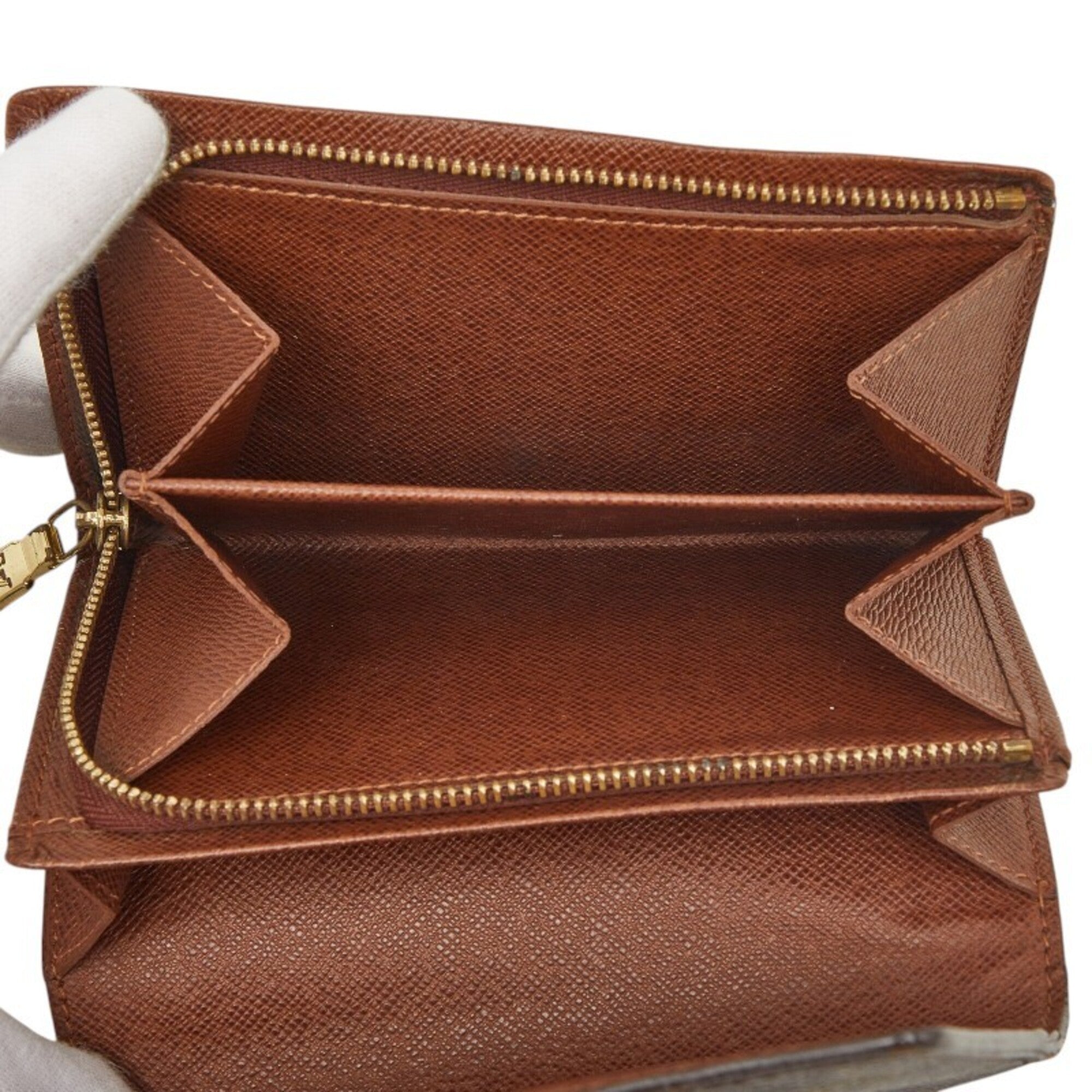 Louis Vuitton Brown Pvc Leather Wallet (Bi-Fold) (Pre-Owned)