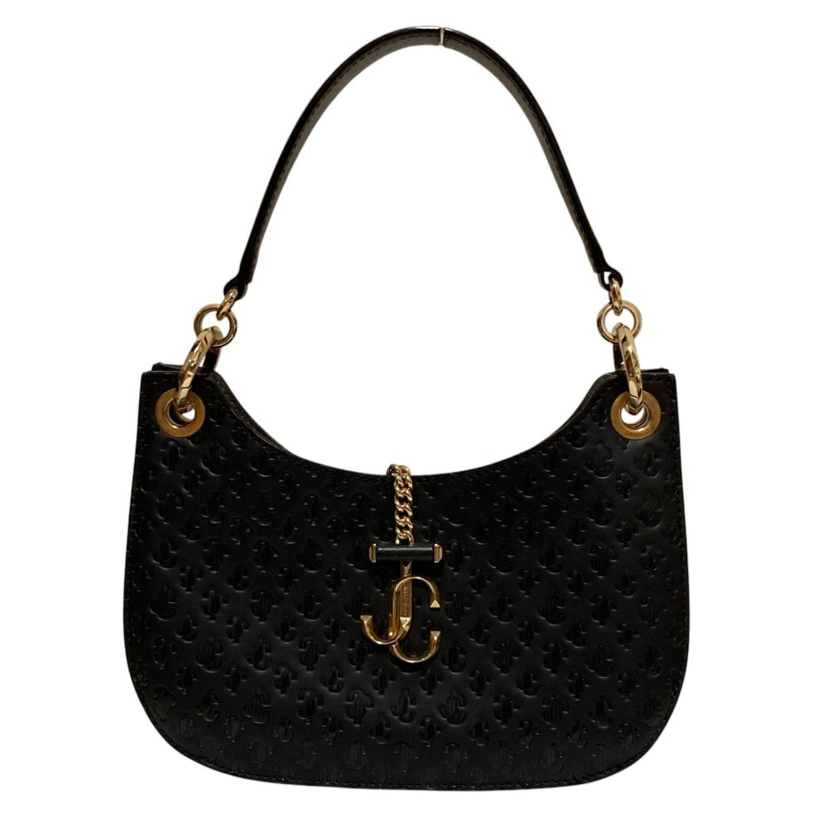 Jimmy Choo Black Leather Handbag (Pre-Owned)