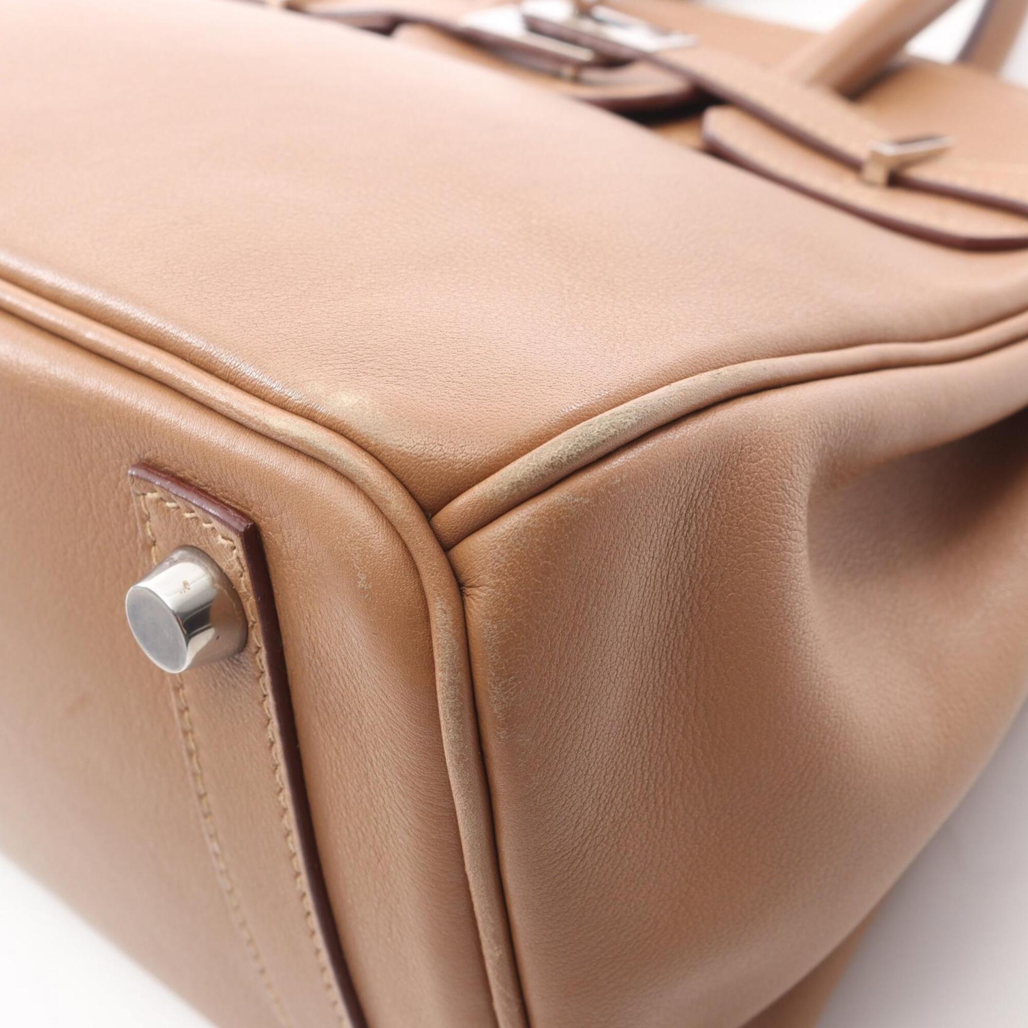 Hermes Brown Swift Leather Handbag (Pre-Owned)