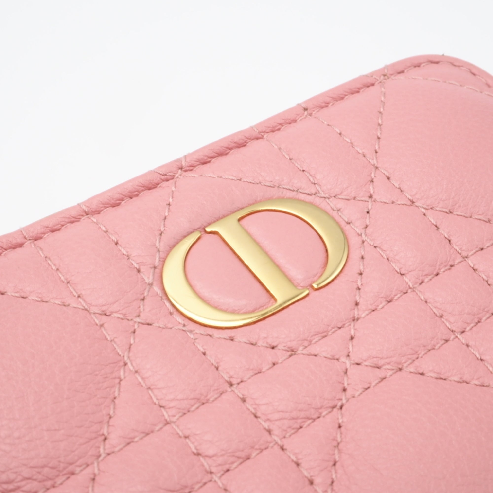Christian Dior Pink Leather Wallet (Bi-Fold) (Pre-Owned)