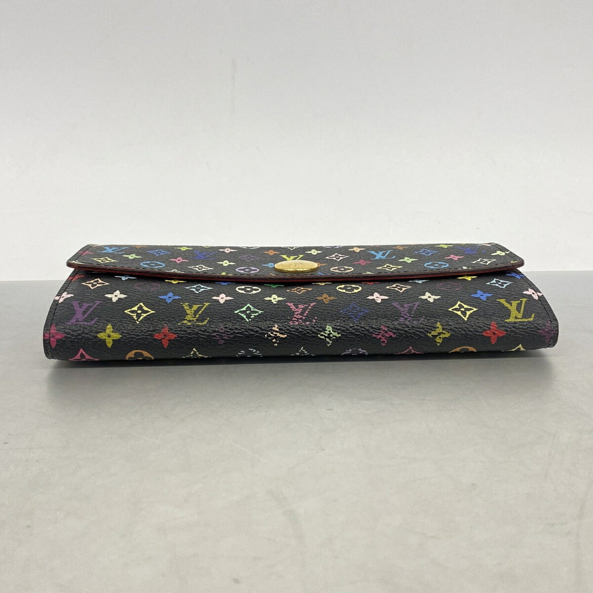 Louis Vuitton Grenade Noir Long Wallet (Bi-Fold) (Pre-Owned)