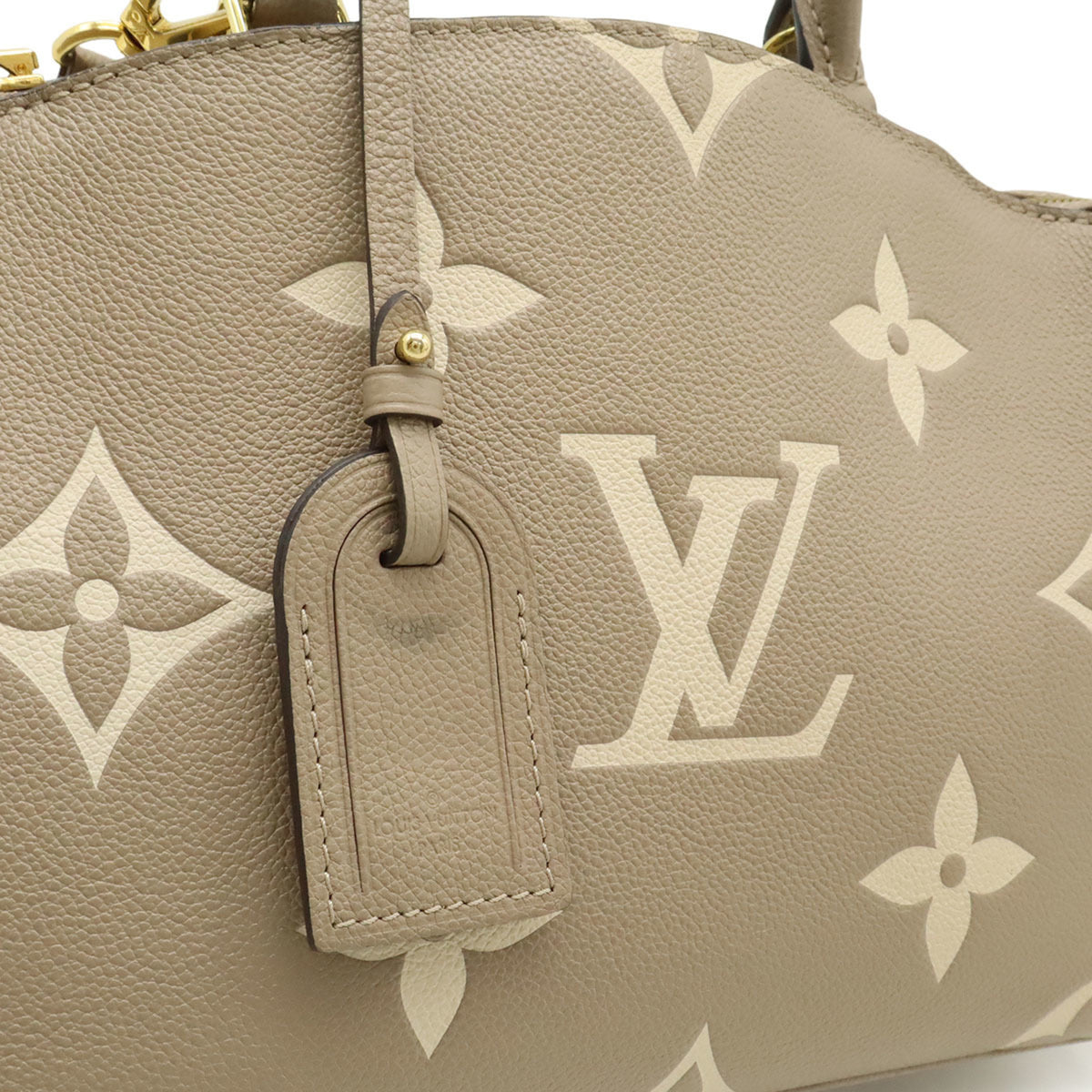 Louis Vuitton Beige Tourterelle Monogram Canvas Pvc Coated Canvas Handbag Shoulder Bag (Pre-Owned)