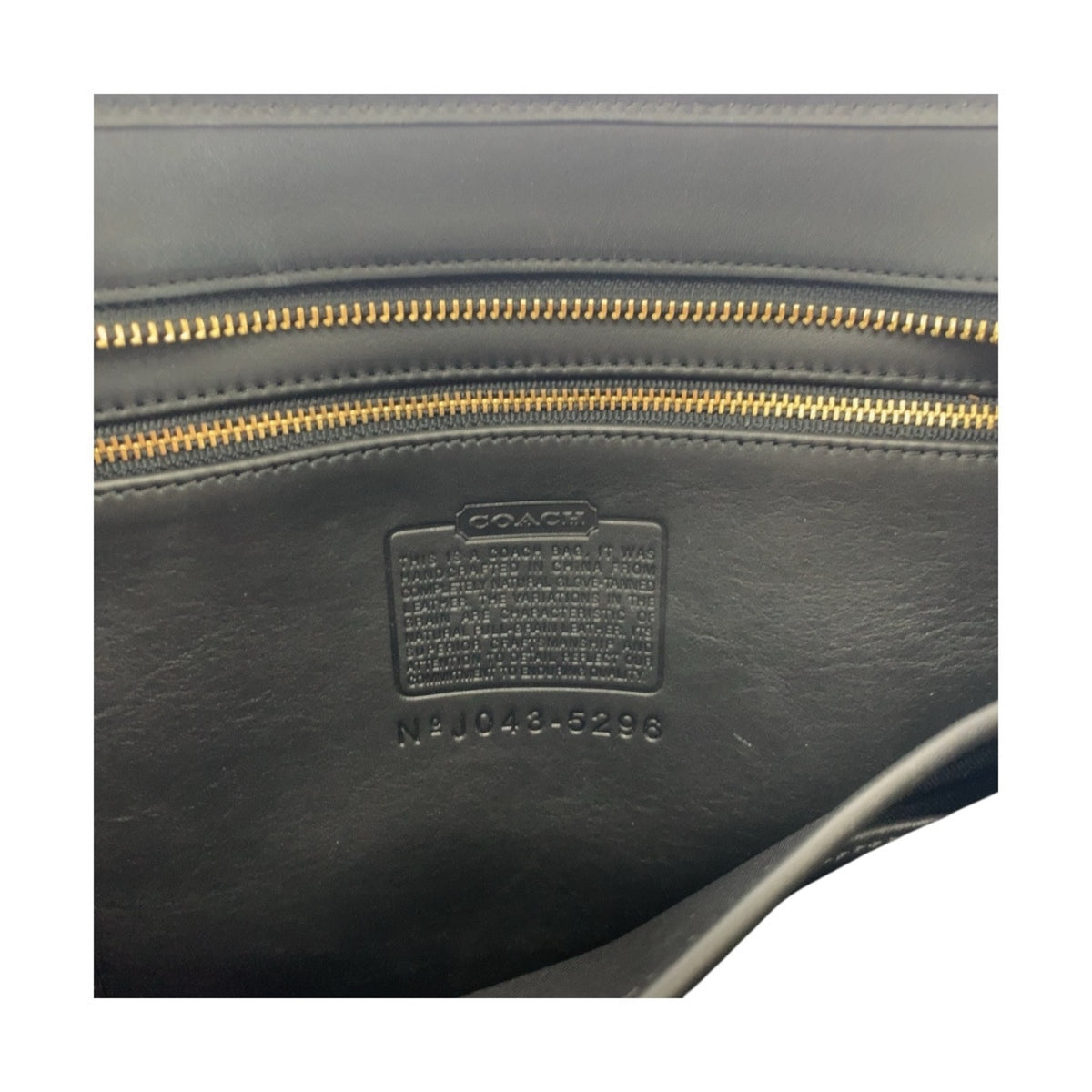 Coach Black Leather Briefcase Handbag Shoulder Bag (Pre-Owned)